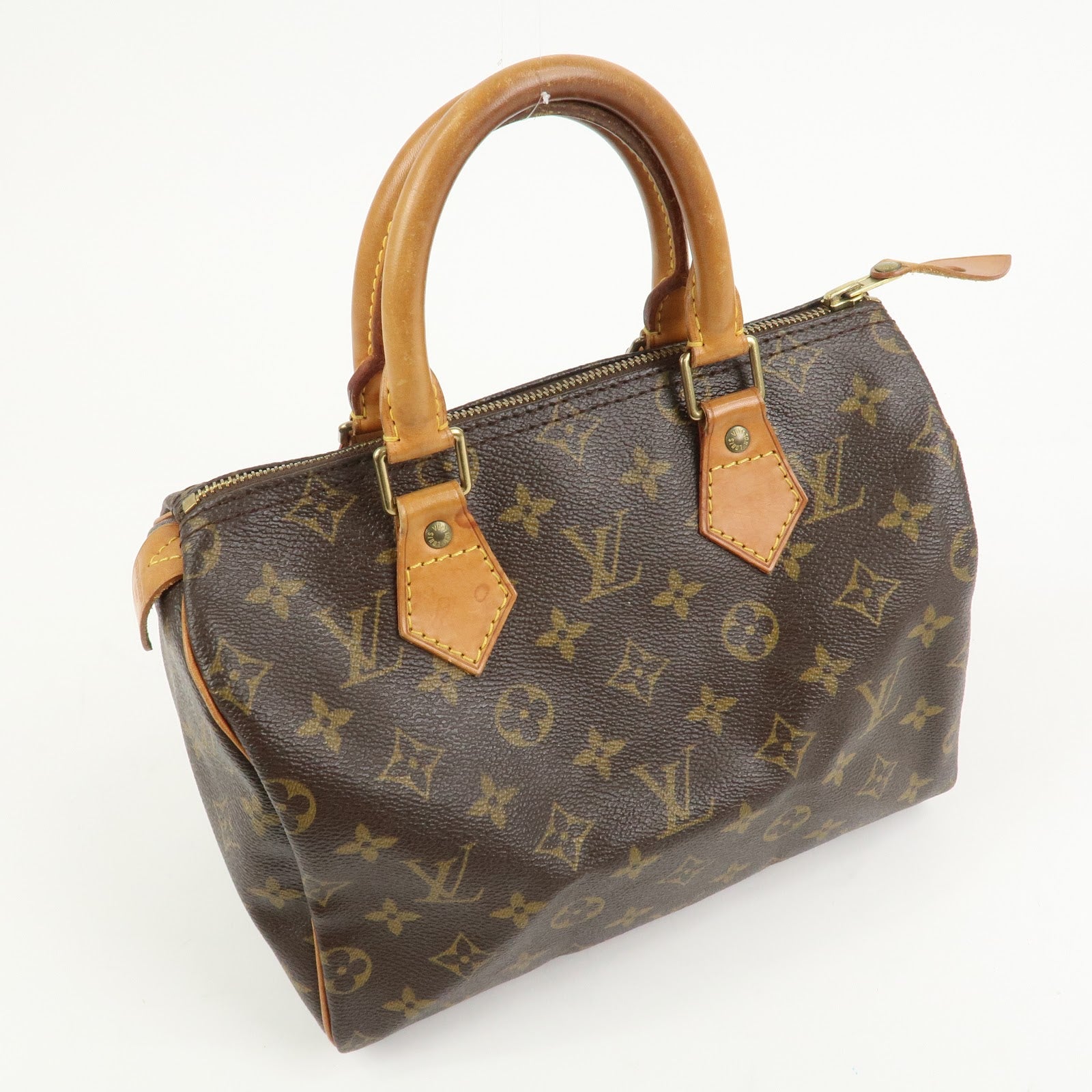 Louis Vuitton Monogram Speedy 25 Boston Bag Hand Bag Brown M41528