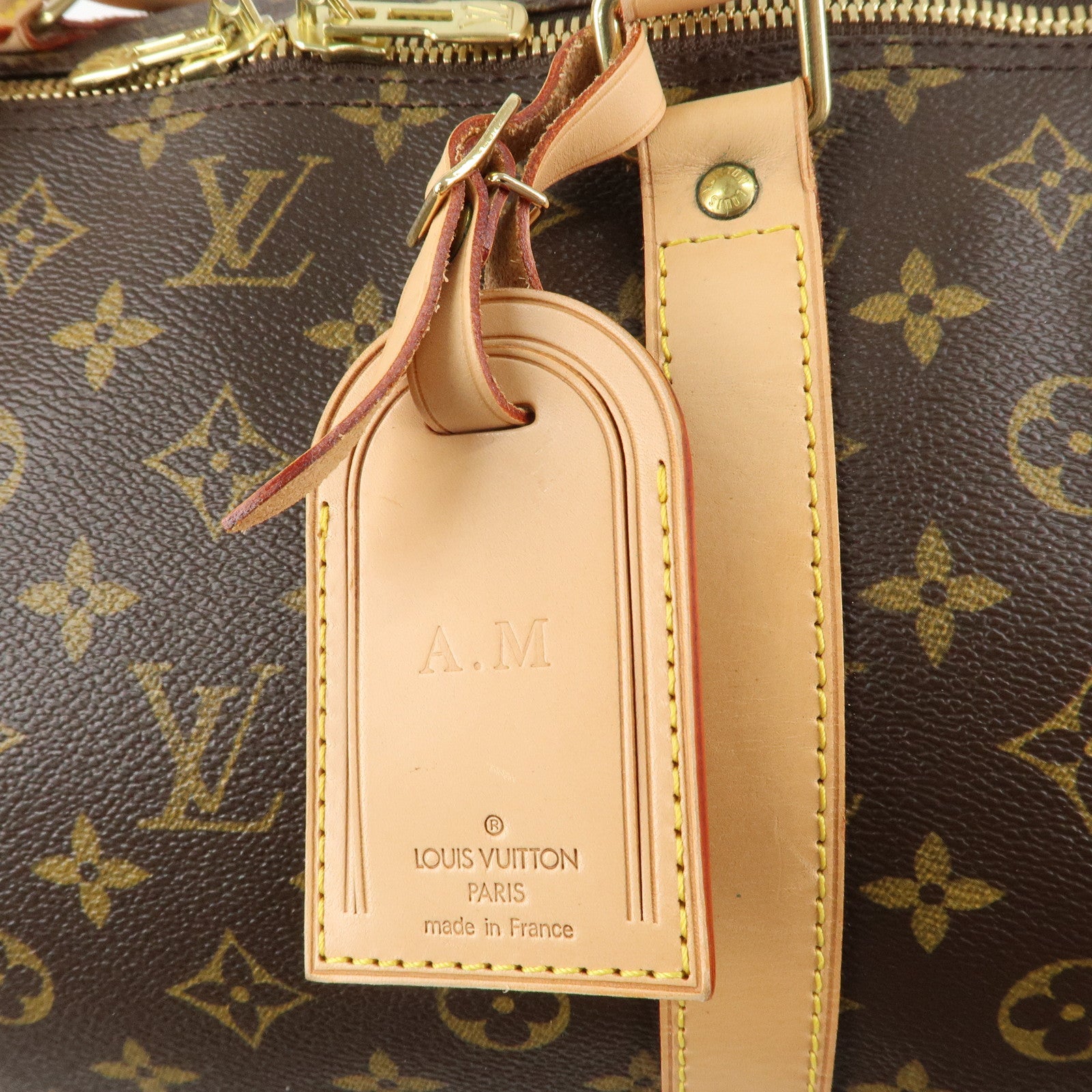 Louis Vuitton Monogram Keep All Bandouliere 60 Boston Bag M41412 Used