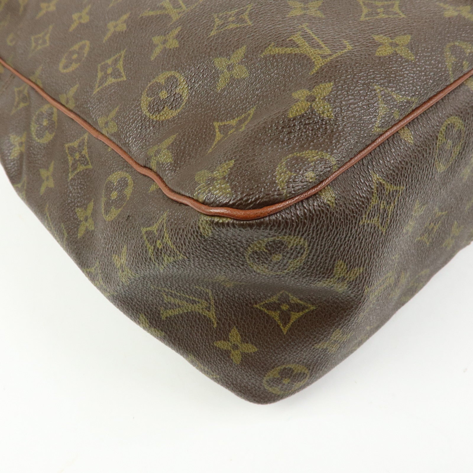 Louis Vuitton Monogram Canvas Leather Shoulder Bag Crossbody Bag