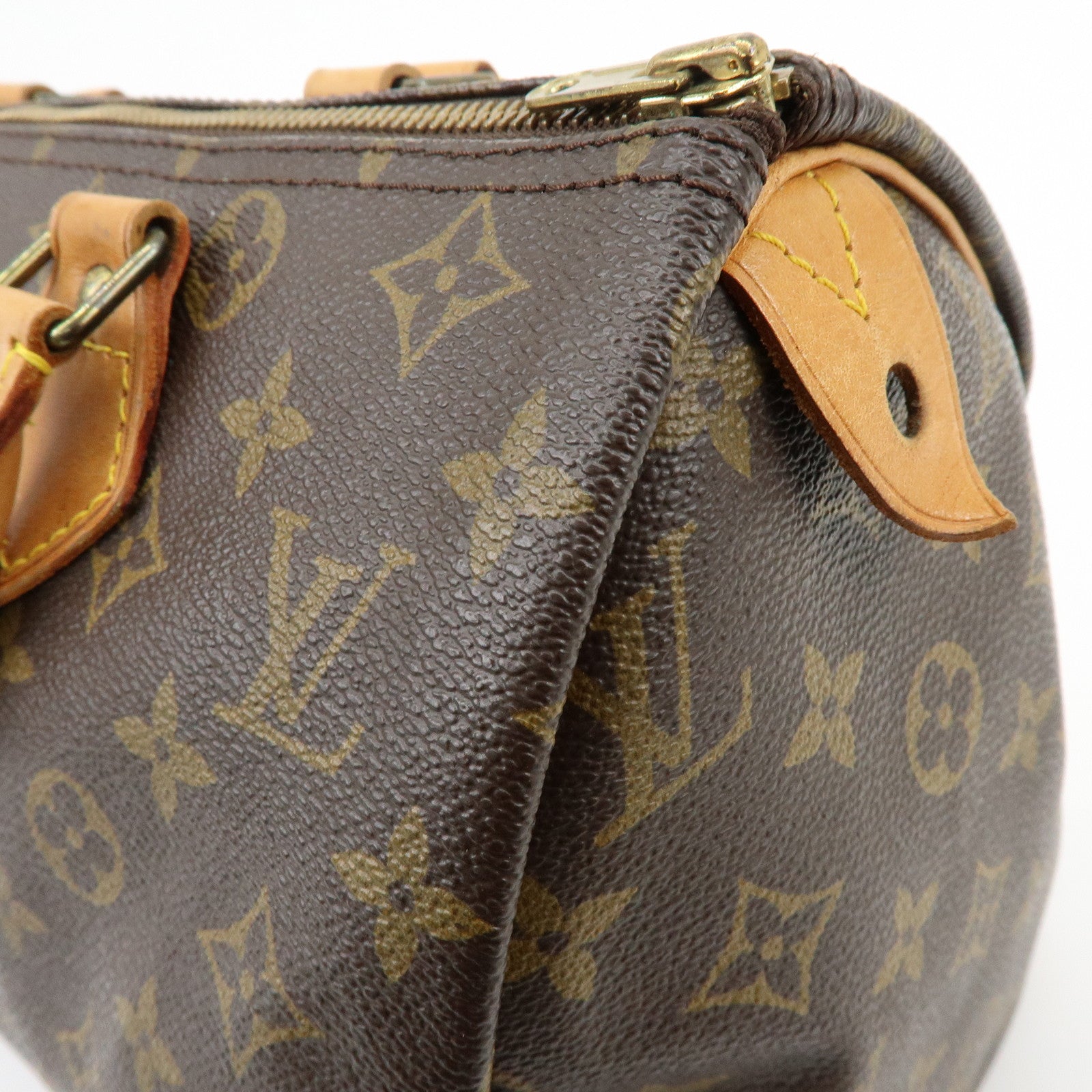 Louis Vuitton Monogram Speedy 30 Boston Bag Hand Bag Brown M41526