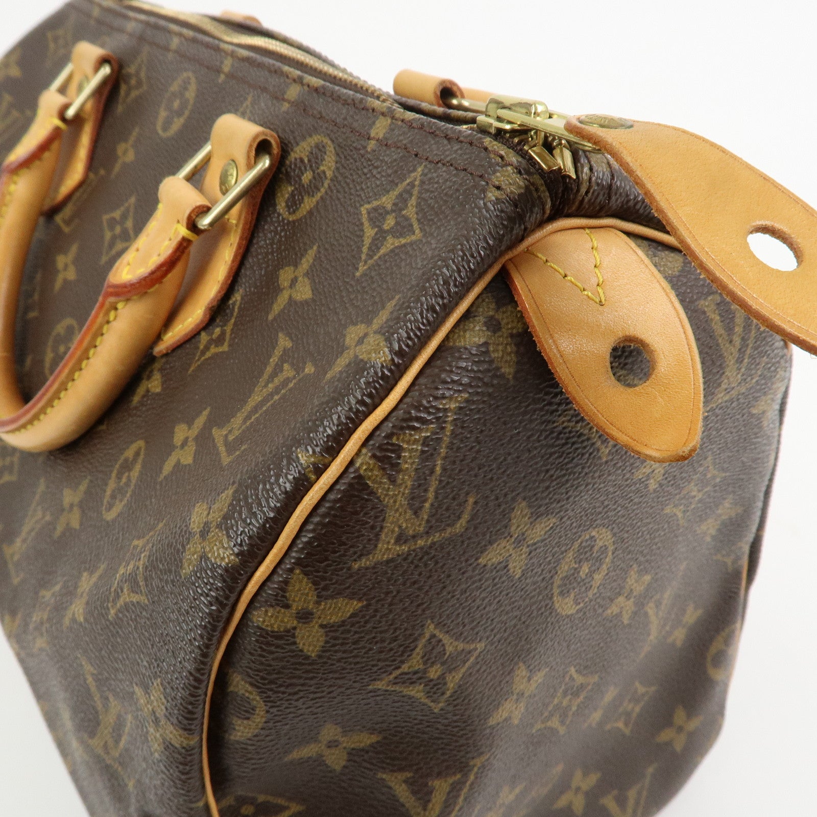 Louis Vuitton Monogram Speedy 30 Boston Bag Hand Bag Brown M41526