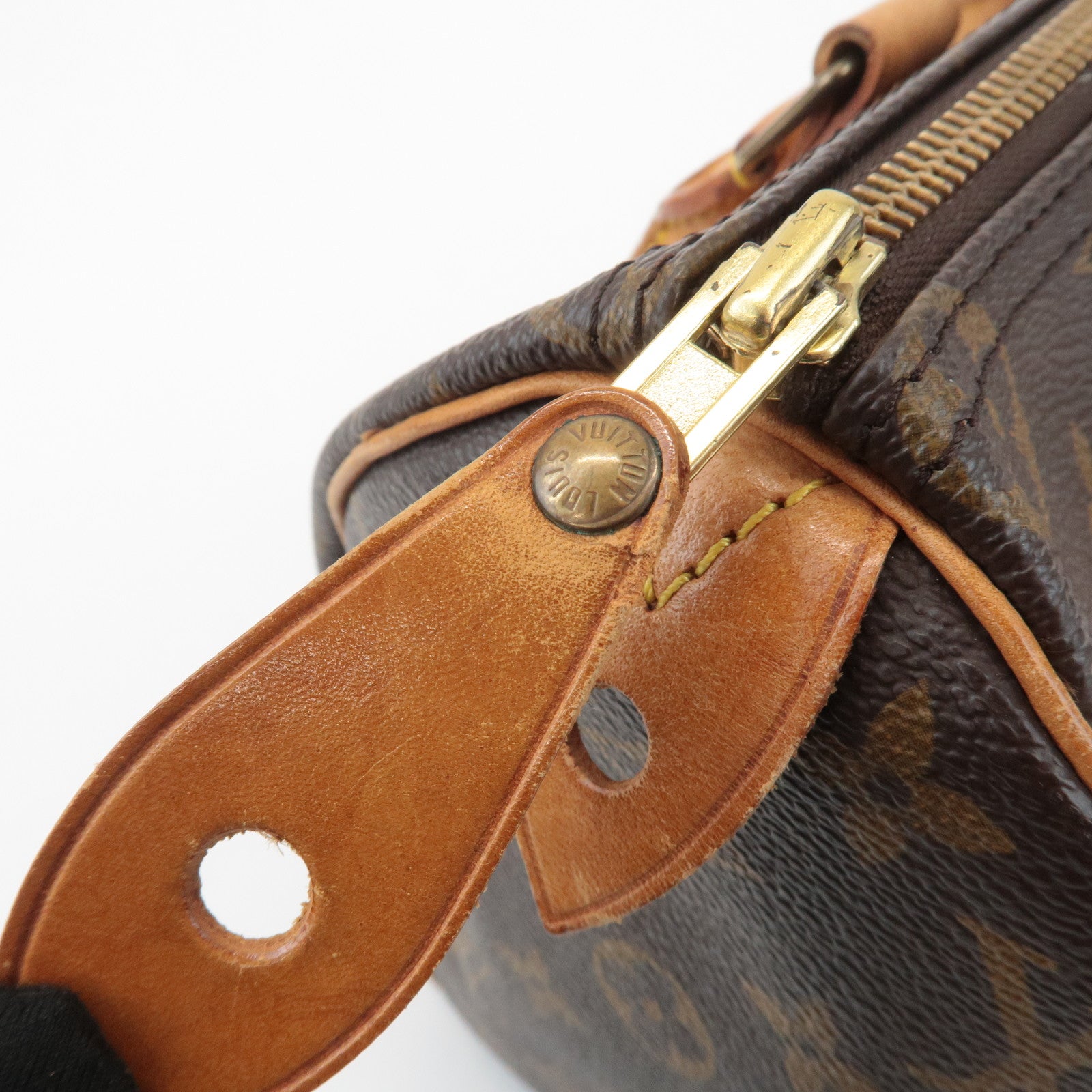 Louis Vuitton Monogram Speedy 25 Hand Bag Boston Bag M41528