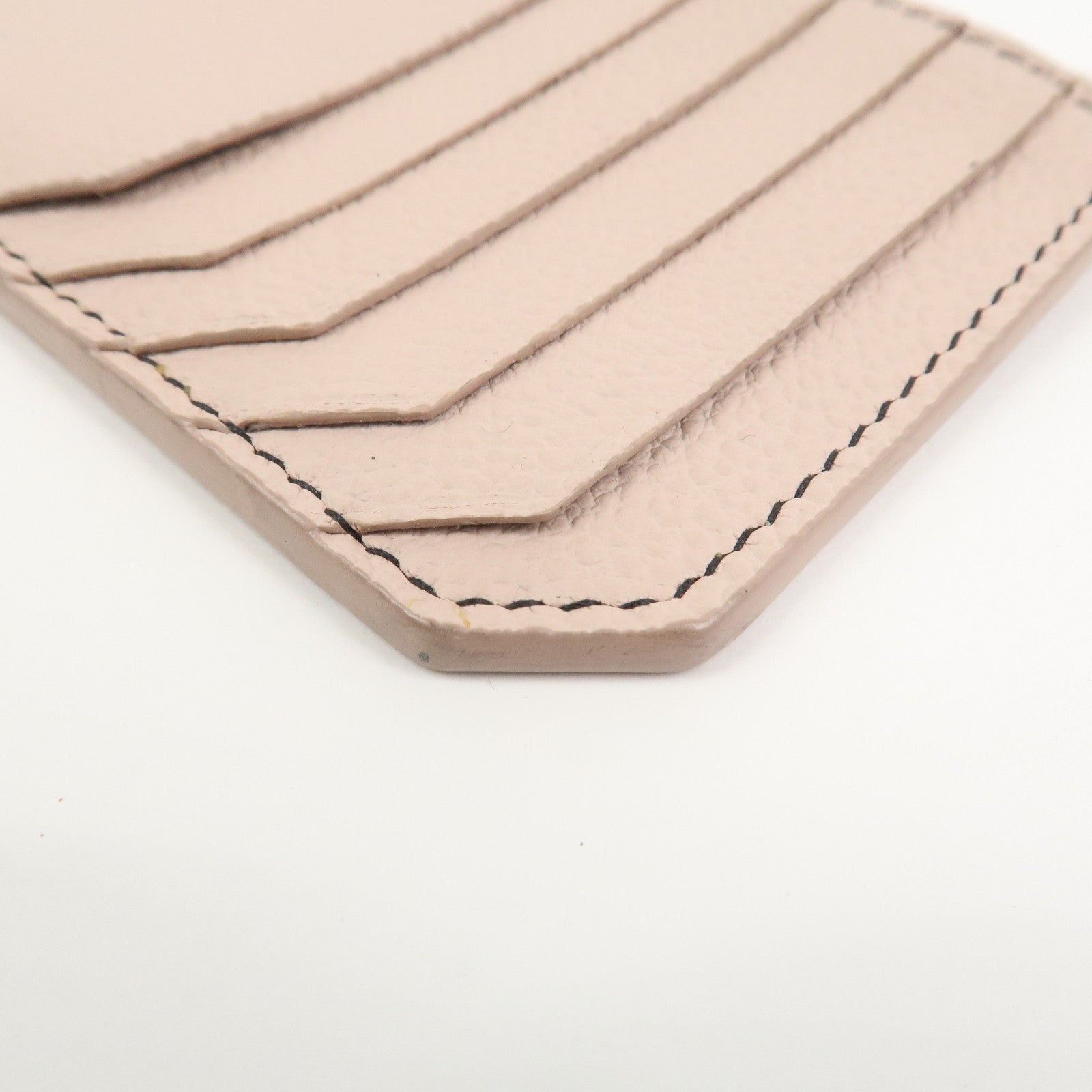 SAINT LAURENT PARIS Leather Card Case Card Holder Light Pink 458583