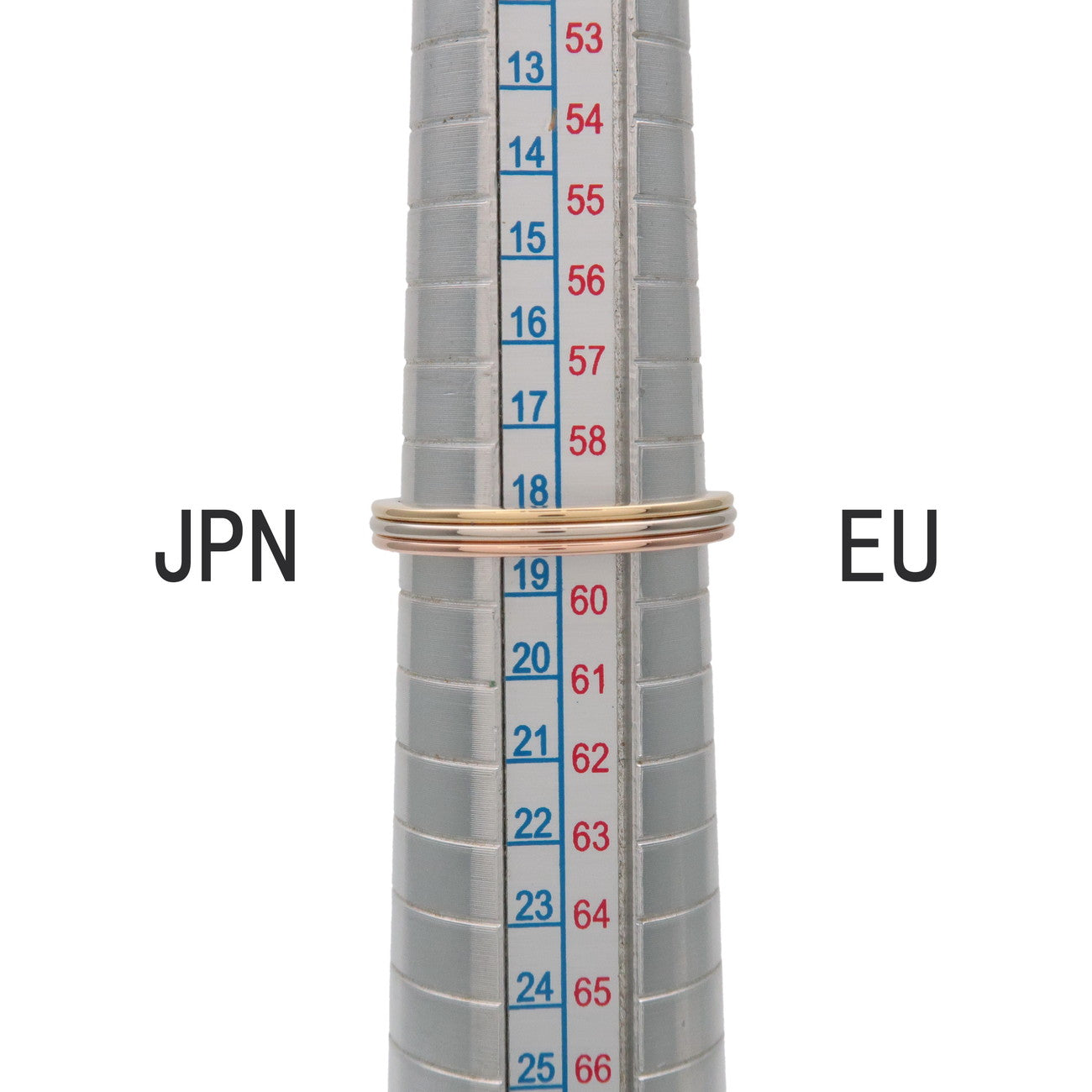 Cartier Vendome Three Color Ring #59 K18 750YG/PG/WG US8.5-9 EU59