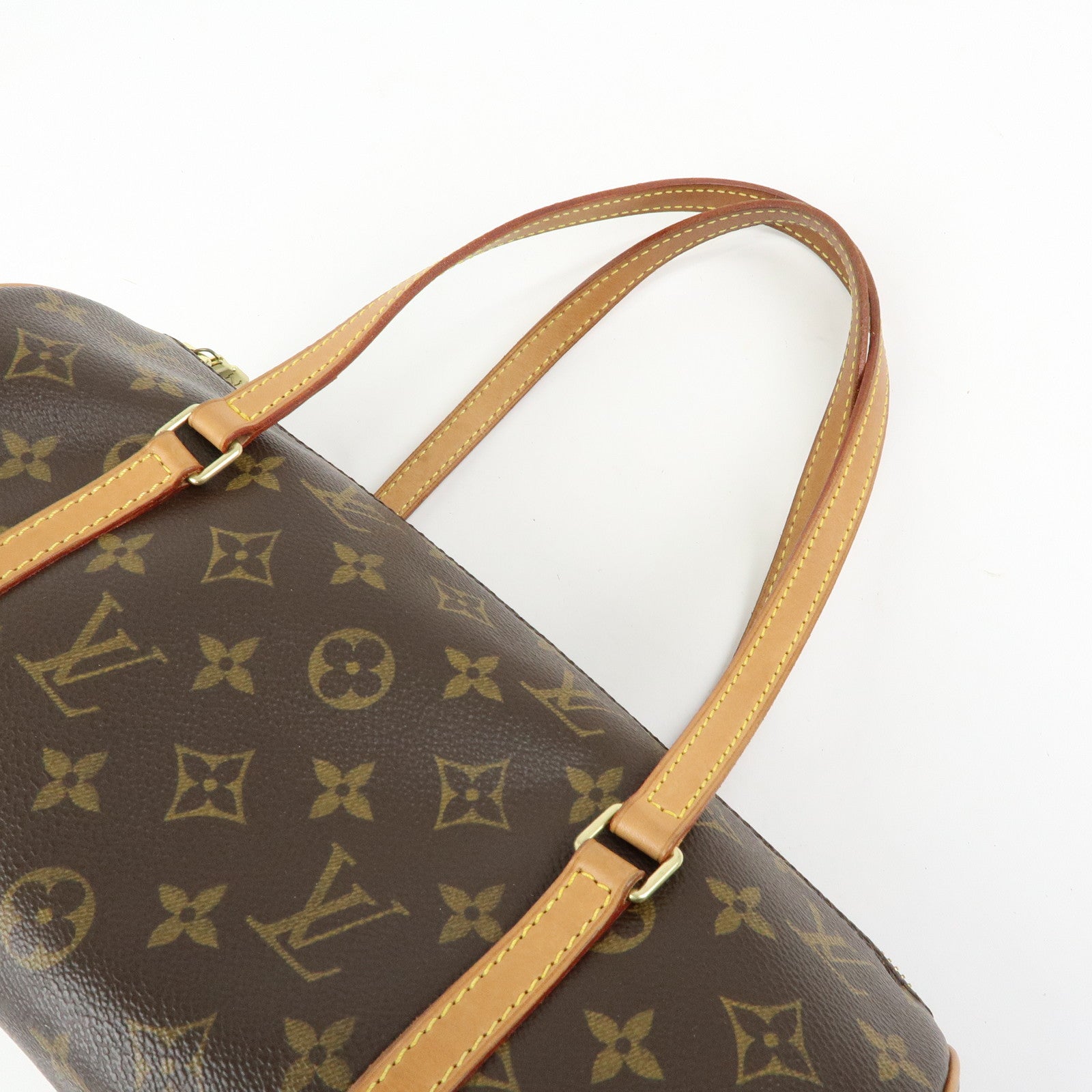 Louis Vuitton Monogram Papillon 30 Hand Bag Brown M51385