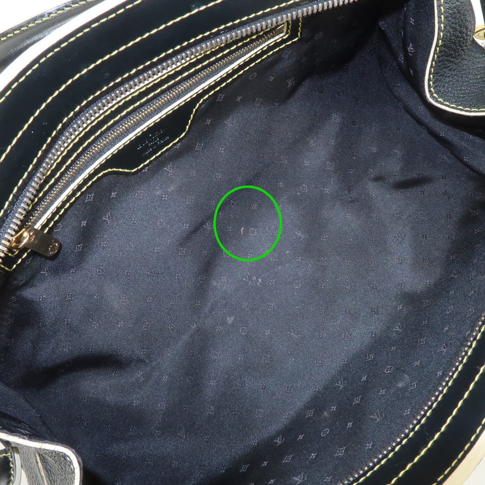 Louis Vuitton Suhari Leather Epanui PM Hand Bag Noir M91851 Used