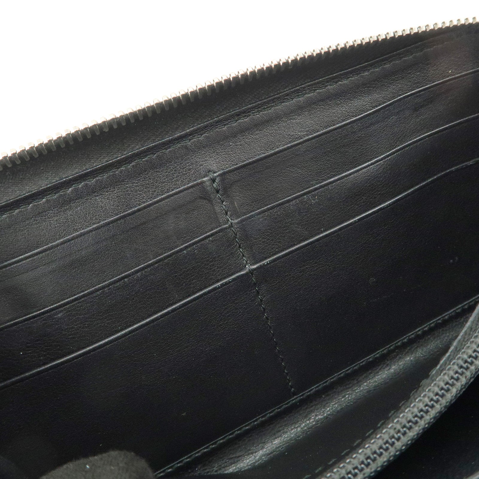 GUCCI Interlocking G Guccissima Leather Zippy Long Wallet 233025