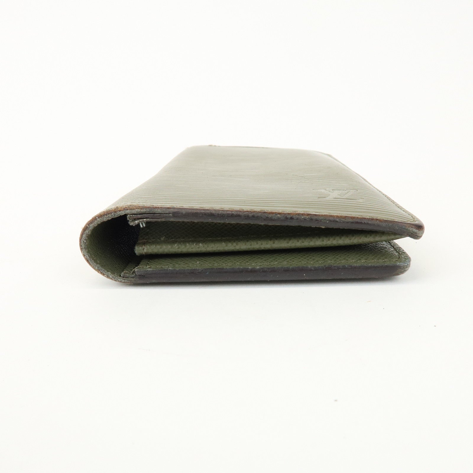 Louis Vuitton Epi Leather Portefeuille Brazza Wallet Khaki M61819
