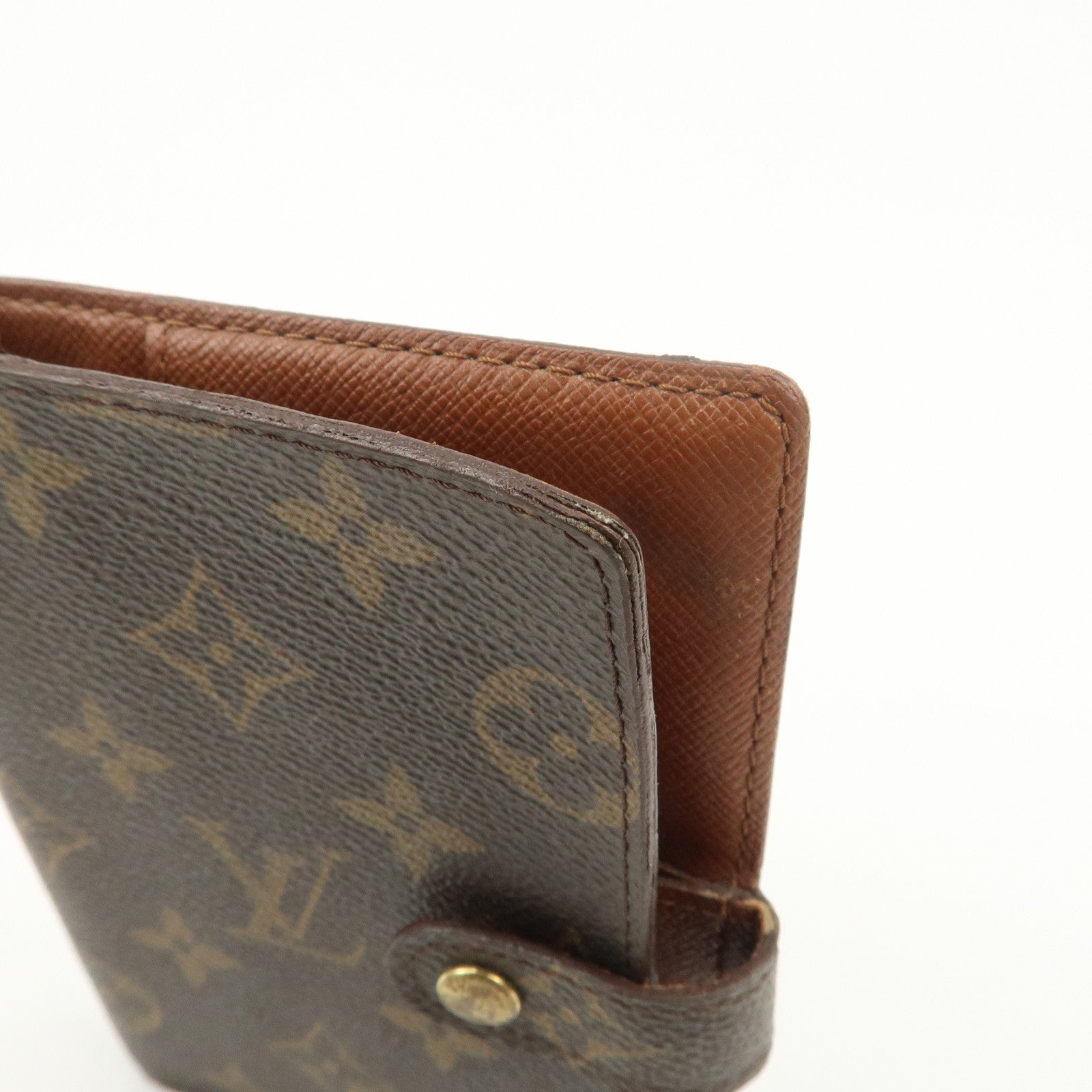 Louis Vuitton Monogram Canvas Agenda PM Planner Cover Brown R20005