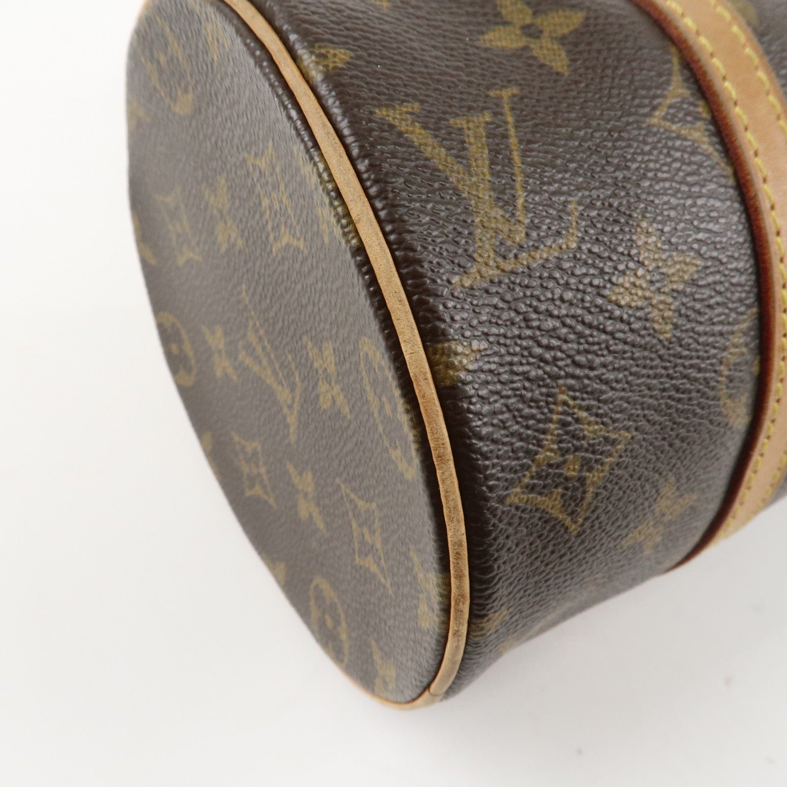 Louis Vuitton Monogram Papillon 26 Hand Bag Shoulder Bag Brown M51386 Used