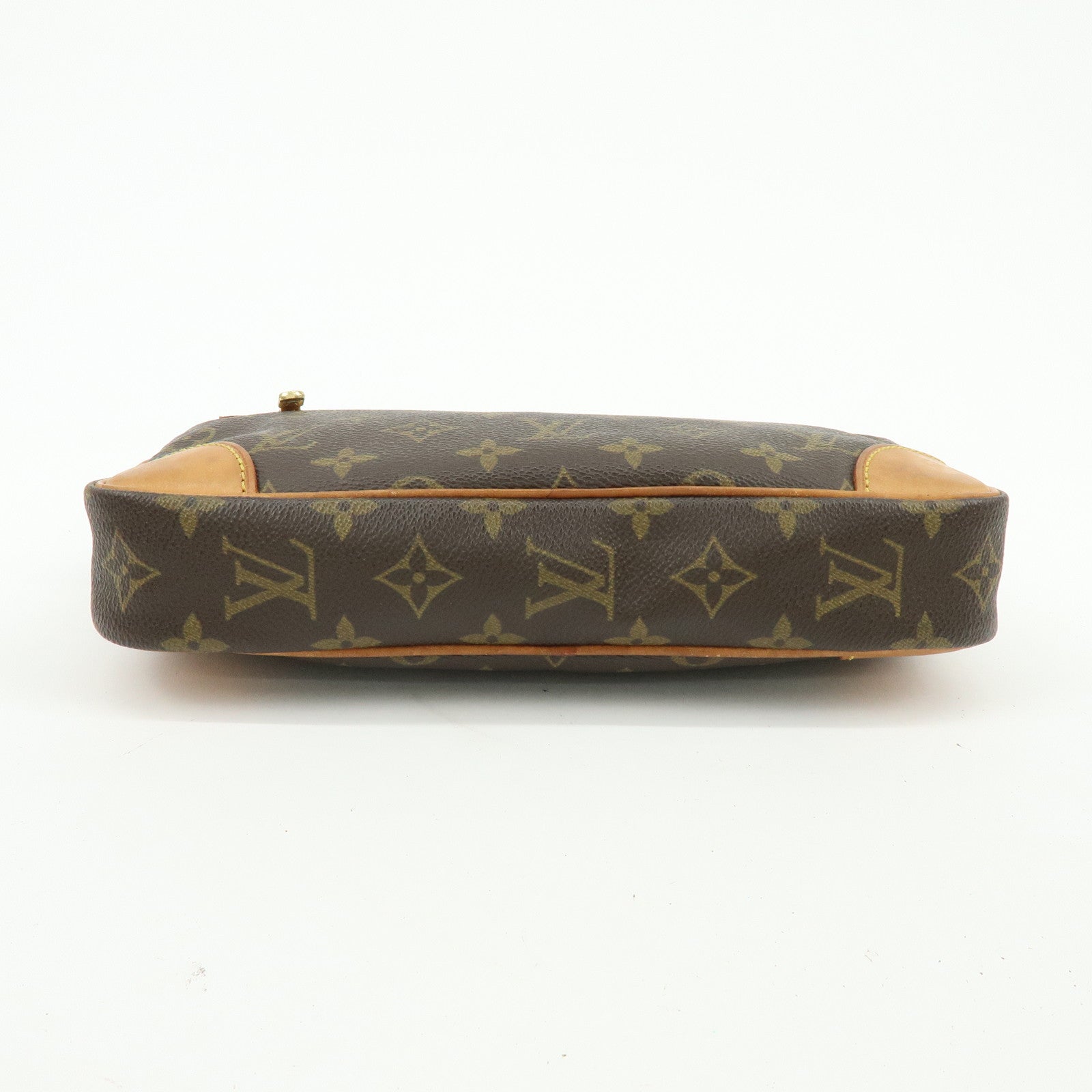 Louis Vuitton Monogram Marly Dragonne GM Clutch Bag Brown M51825