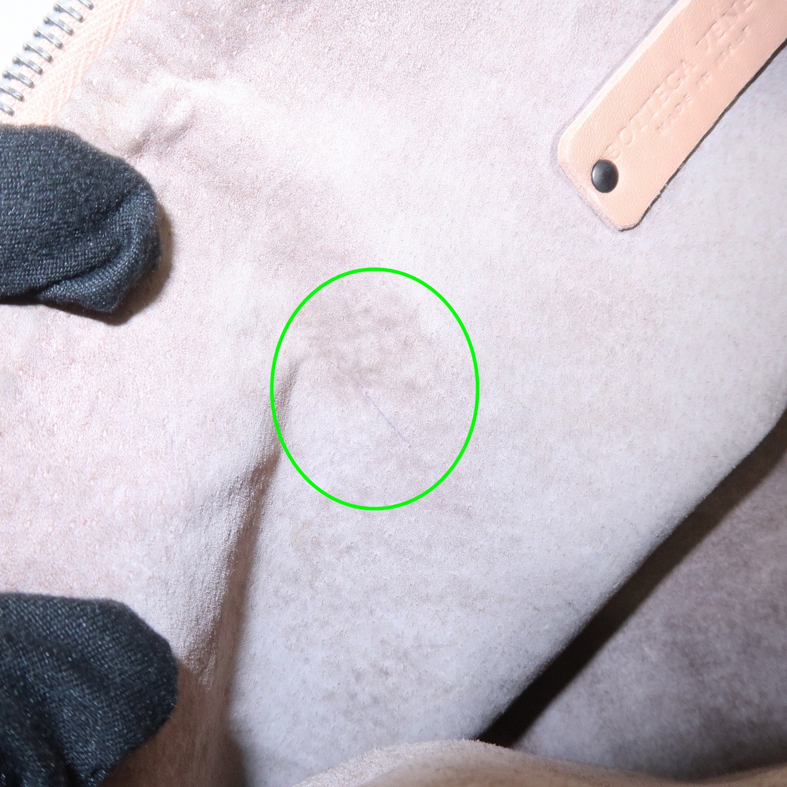 BOTTEGA VENETA Intrecciato Leather Shoulder Bag Hand Bag Pink Used