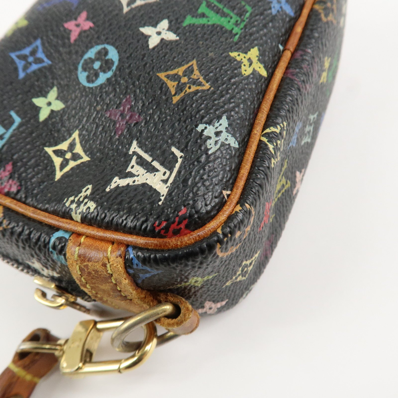 Louis Vuitton Monogram Multicolor Trousse Wapity Camera Pouch M58034 Used
