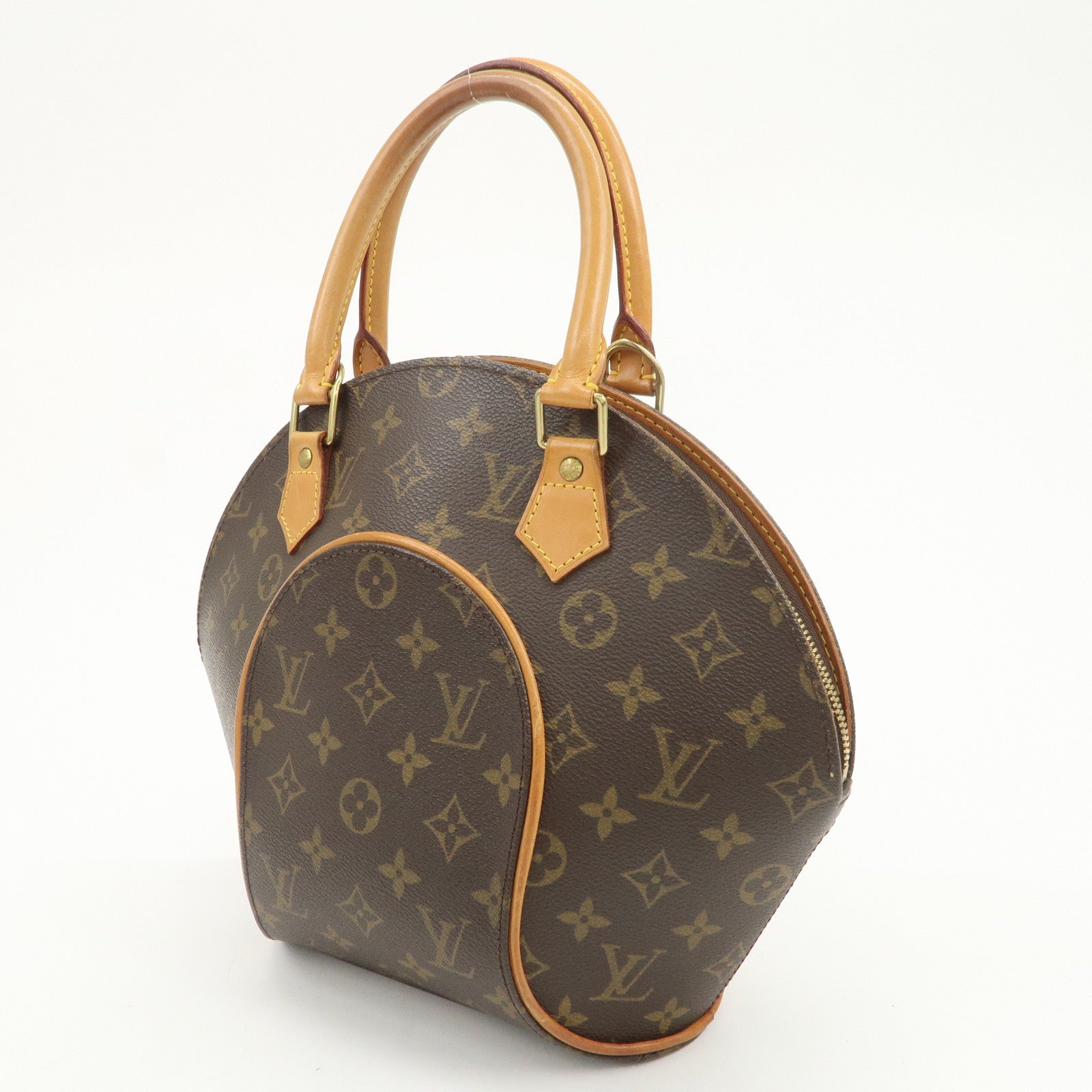Louis Vuitton Monogram Canvas Ellipse PM Hand Bag Brown M51127