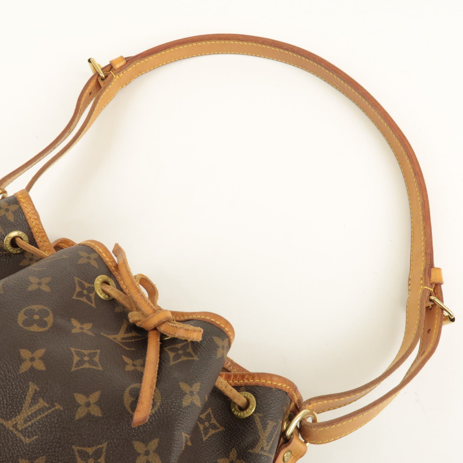 Louis Vuitton Monogram Petit Noe Shoulder Bag Brown M42226 Used