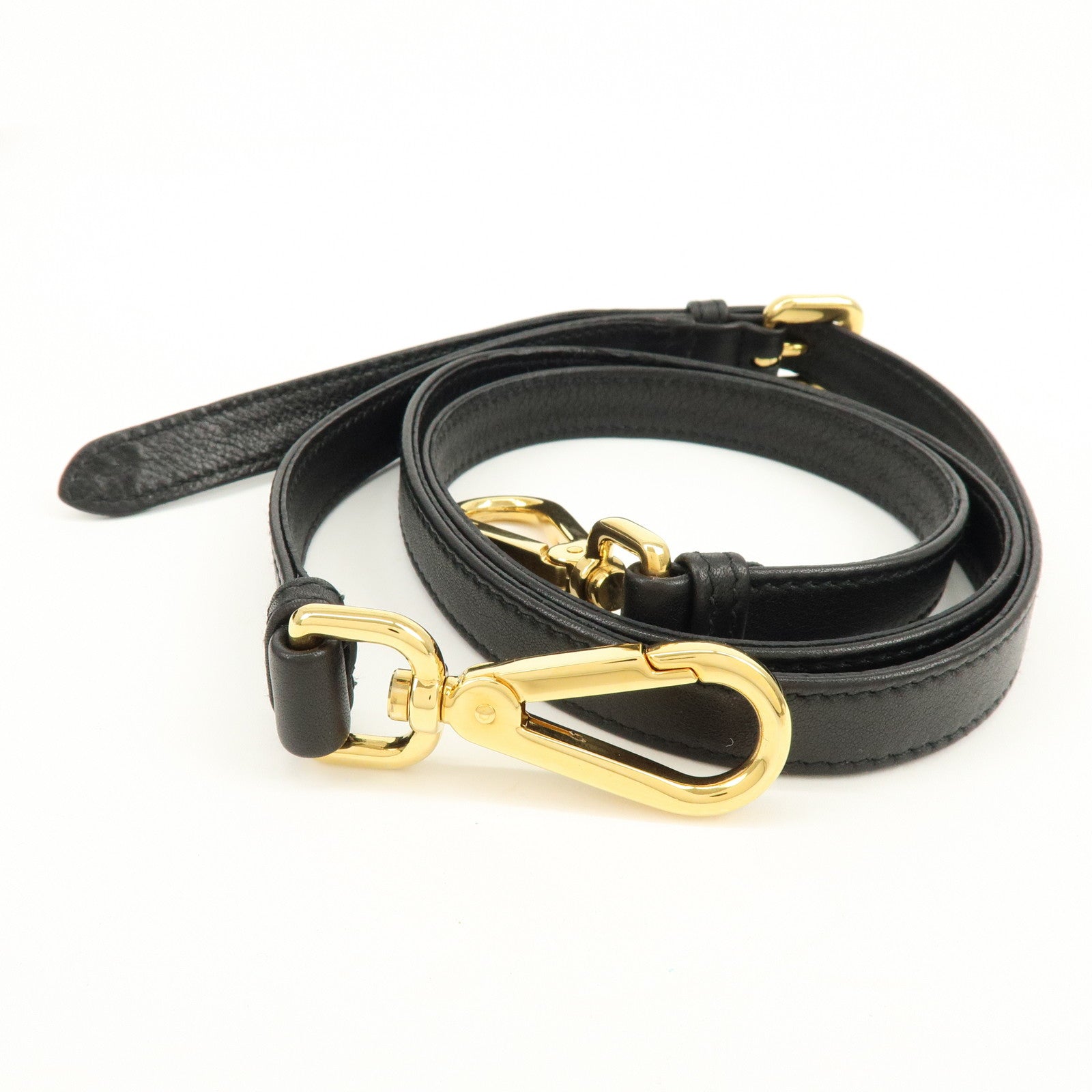 PRADA Nylon 2Way Bag Hand Bag Shoulder Bag Black BN1593