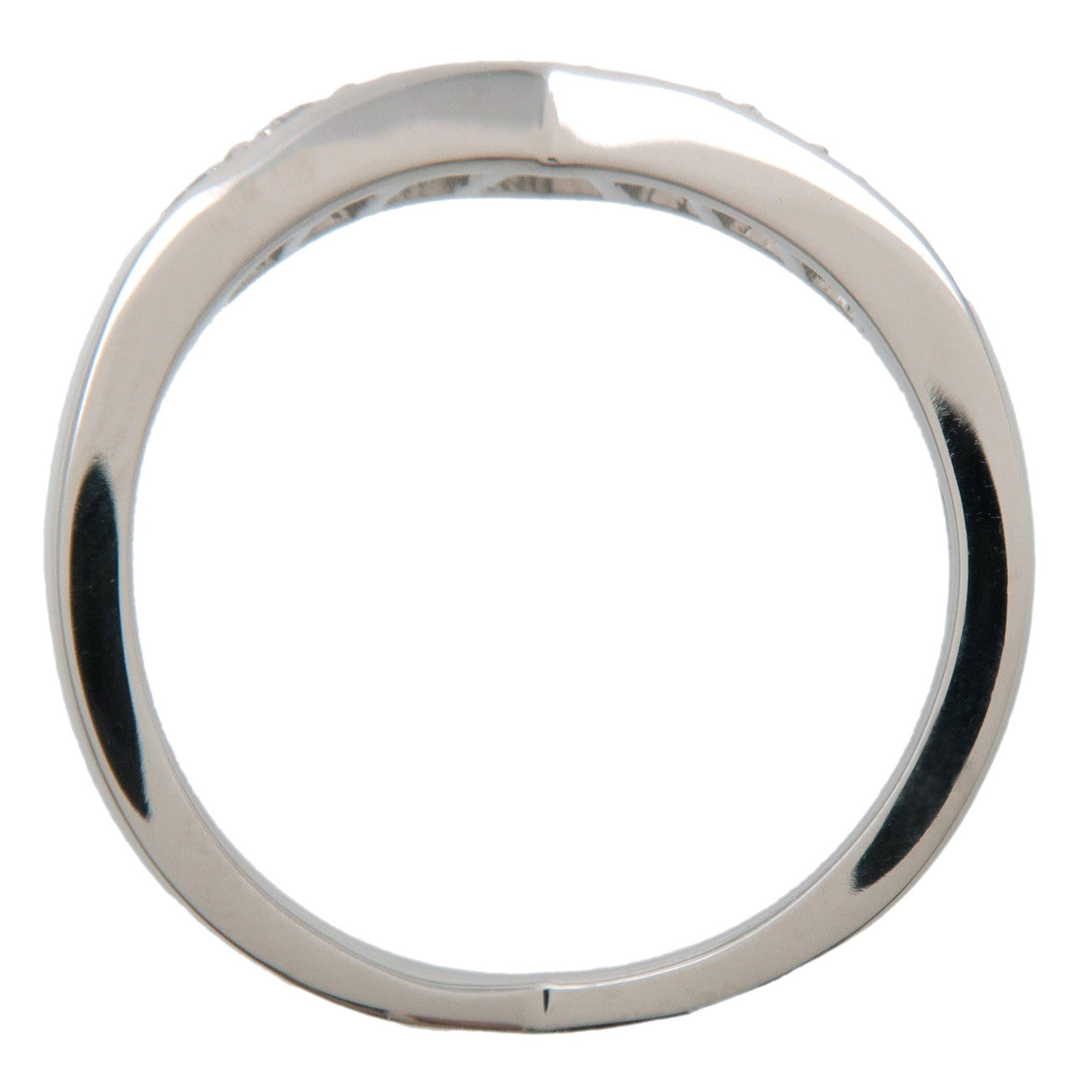 Tiffany & Co V Band Diamond Ring PT950 Platinum US6 EU51.5 HK13 Used