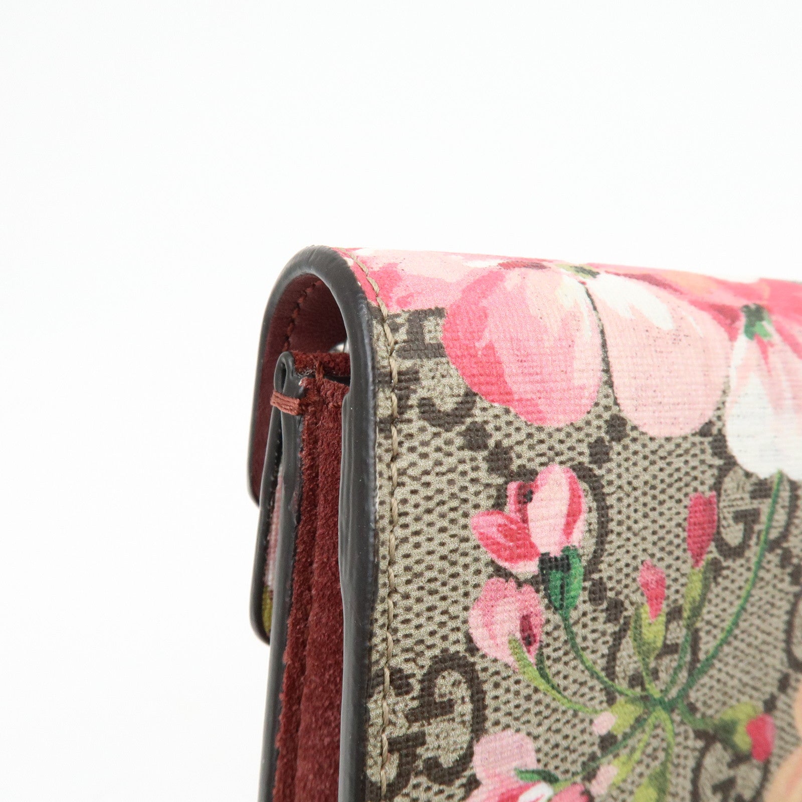 GUCCI Dionysus GG Supreme Suede Super Mini Chain Shoulder Bag