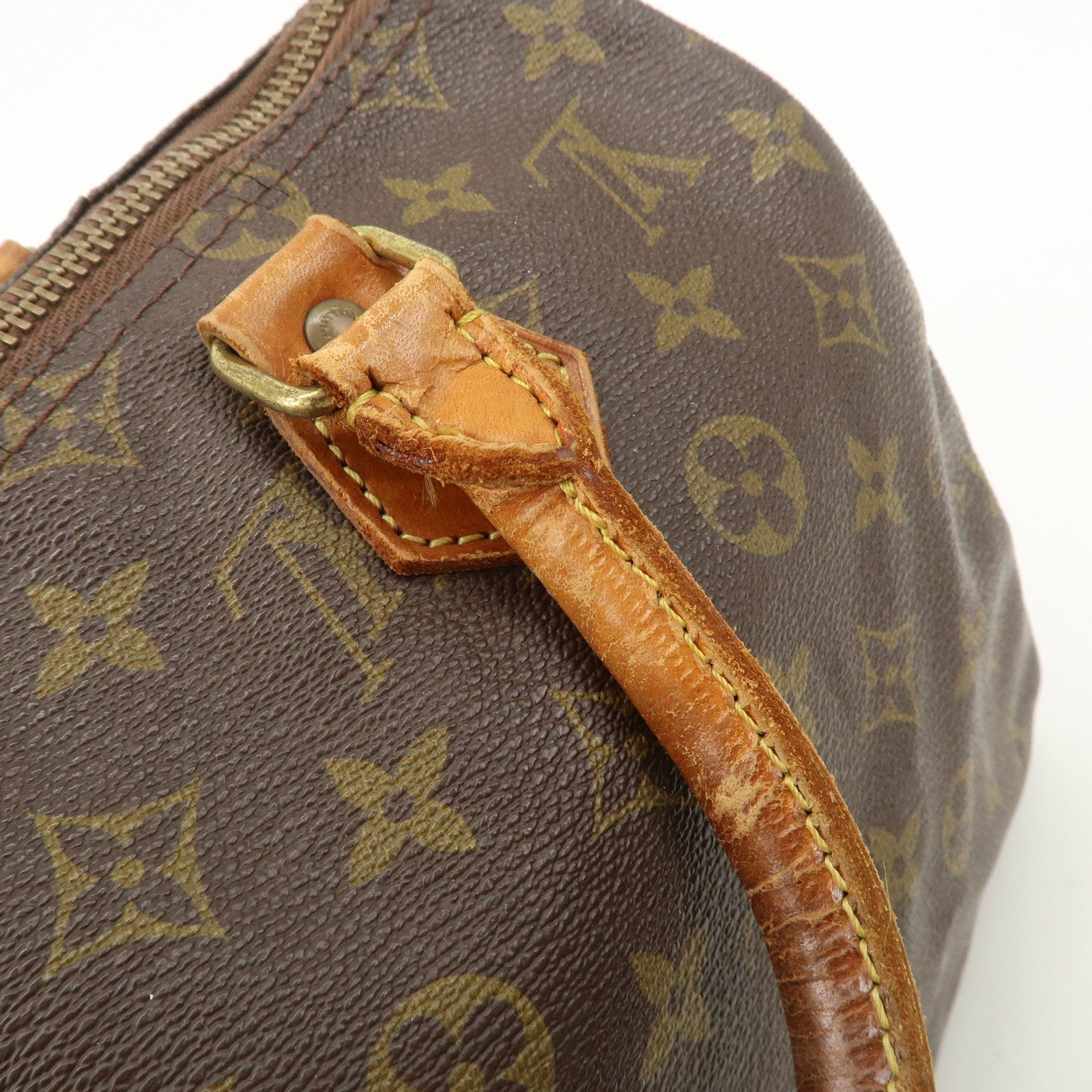 Louis Vuitton Monogram Speedy 30 Hand Bag Boston Bag M41526 Used