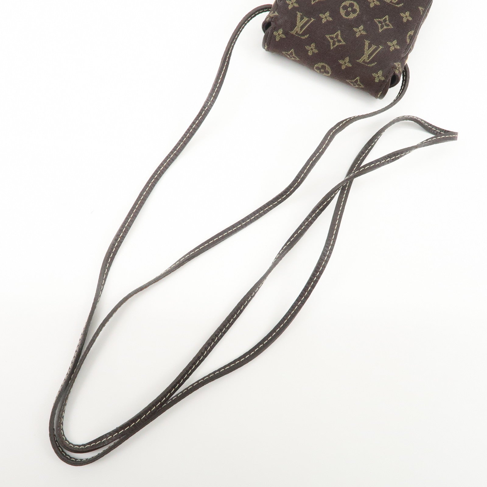 Louis Vuitton Monogram Mini Lin Pochette Cancun Ebene M95313