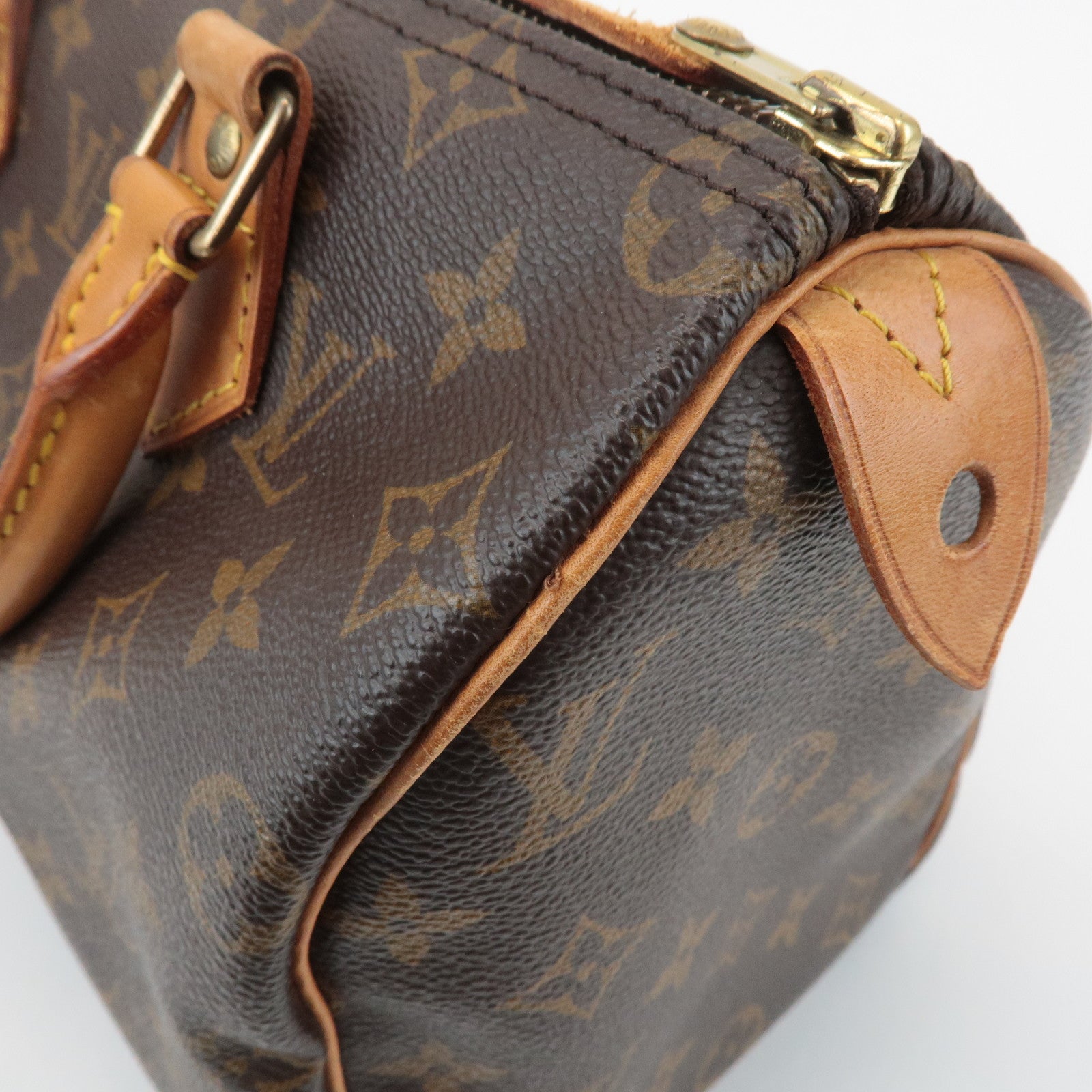 Louis Vuitton Monogram Speedy 25 Hand Bag Boston Bag M41528