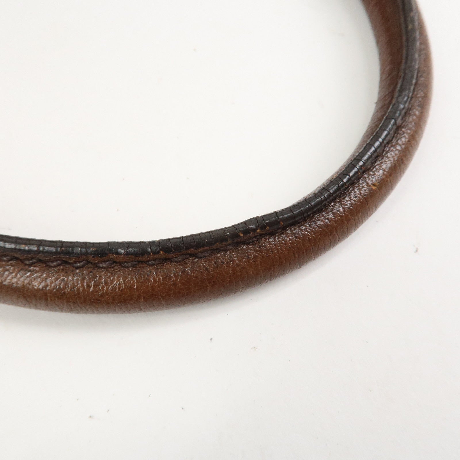 PRADA Leather 2Way Bag Hand Bag Shoulder Bag Crosbody Bag Brown