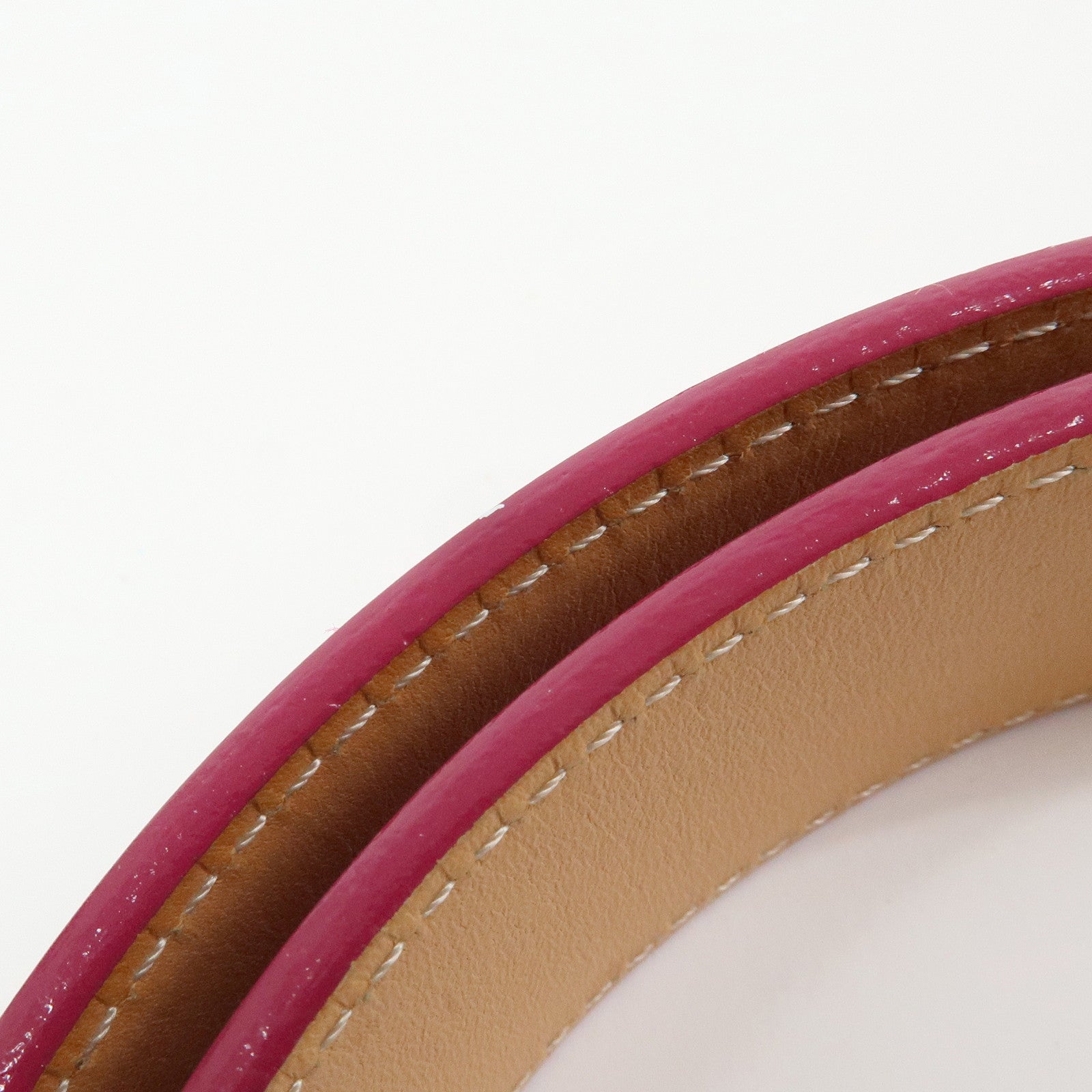 Louis Vuitton Monogram Vernis Leather Ceinture Belt Fuchsia M9798