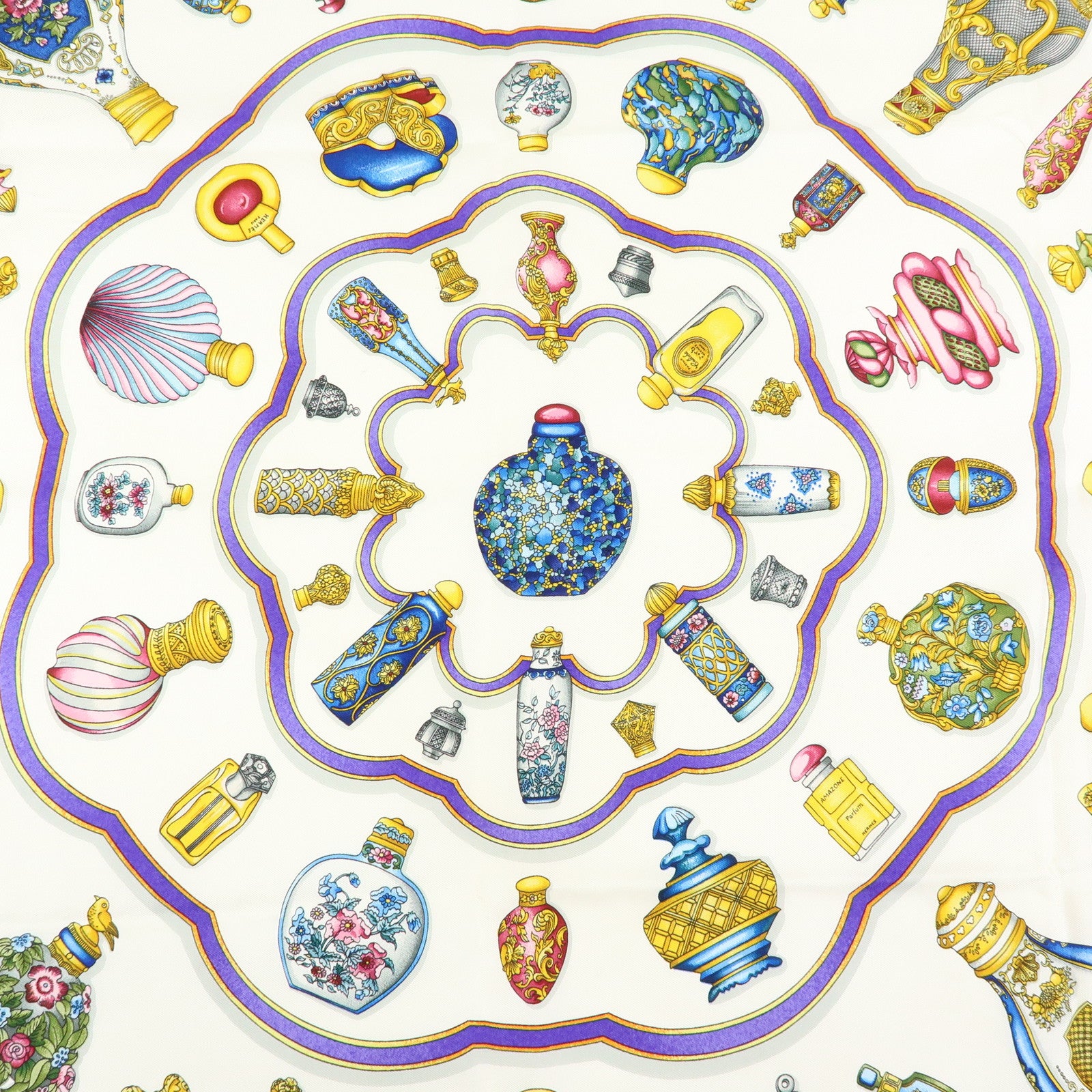 Hermes Carre 90 Silk 100% Pourvu qu'on ait l'ivresse Scarf Green