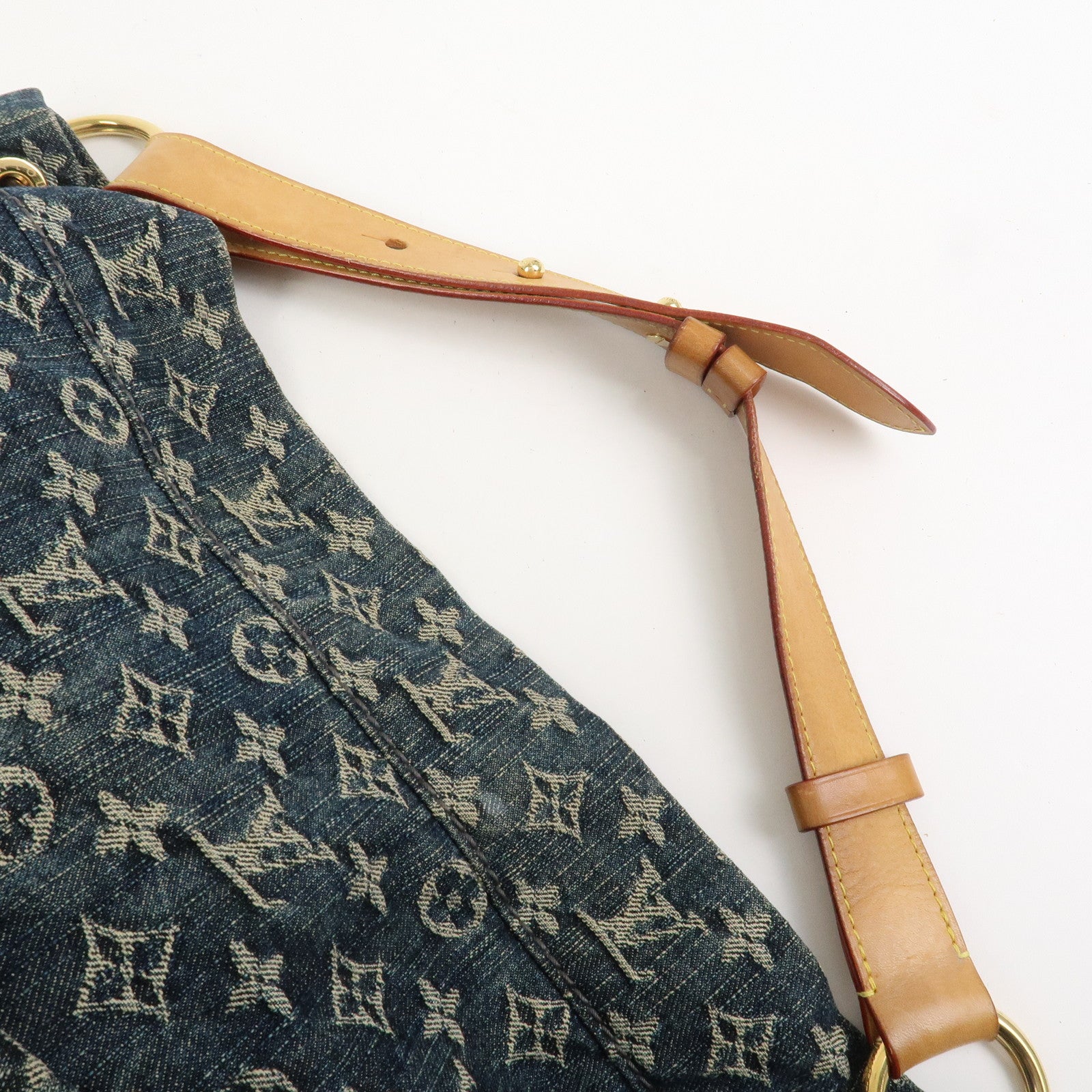 Louis Vuitton Monogram Denim Daily GM Shoulder Bag Hand Bag M40493