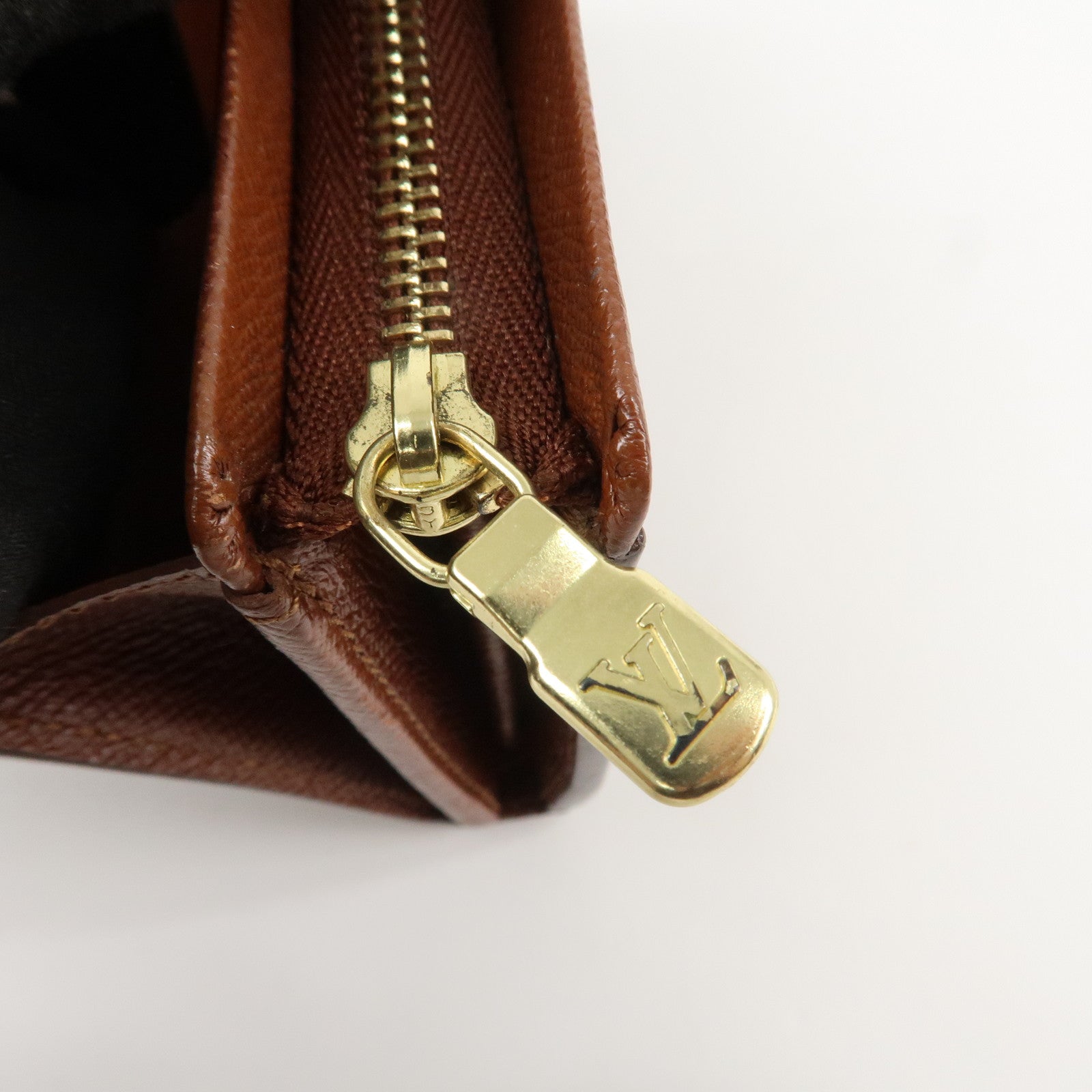 Louis Vuitton Monogram Porte Monnaie Billets Tresor Wallet M61730 Used