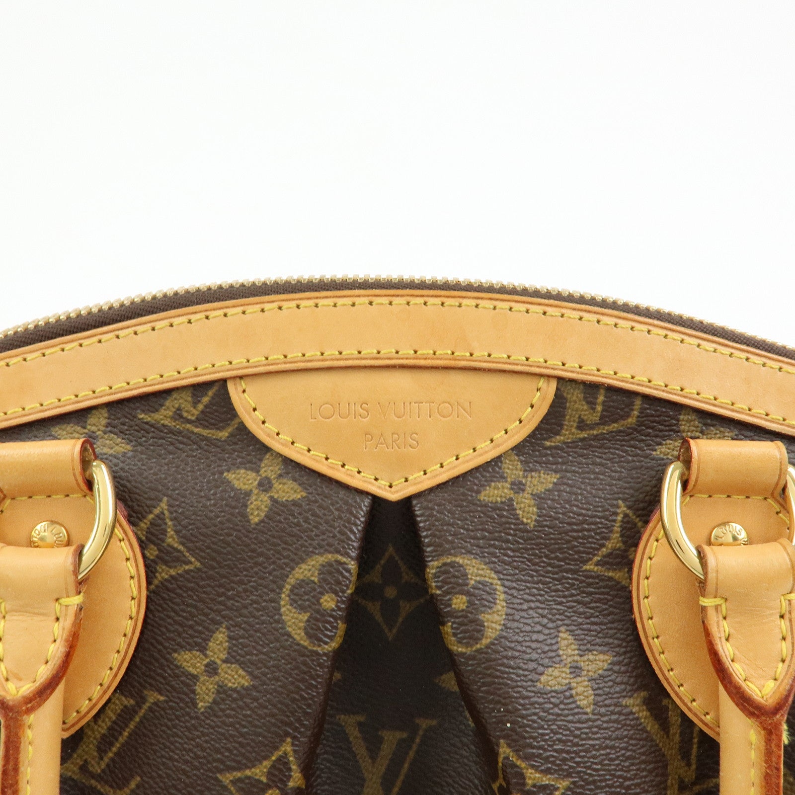 Louis Vuitton Monogram Tivoli PM Hand Bag Shoulder Bag Brown M40143