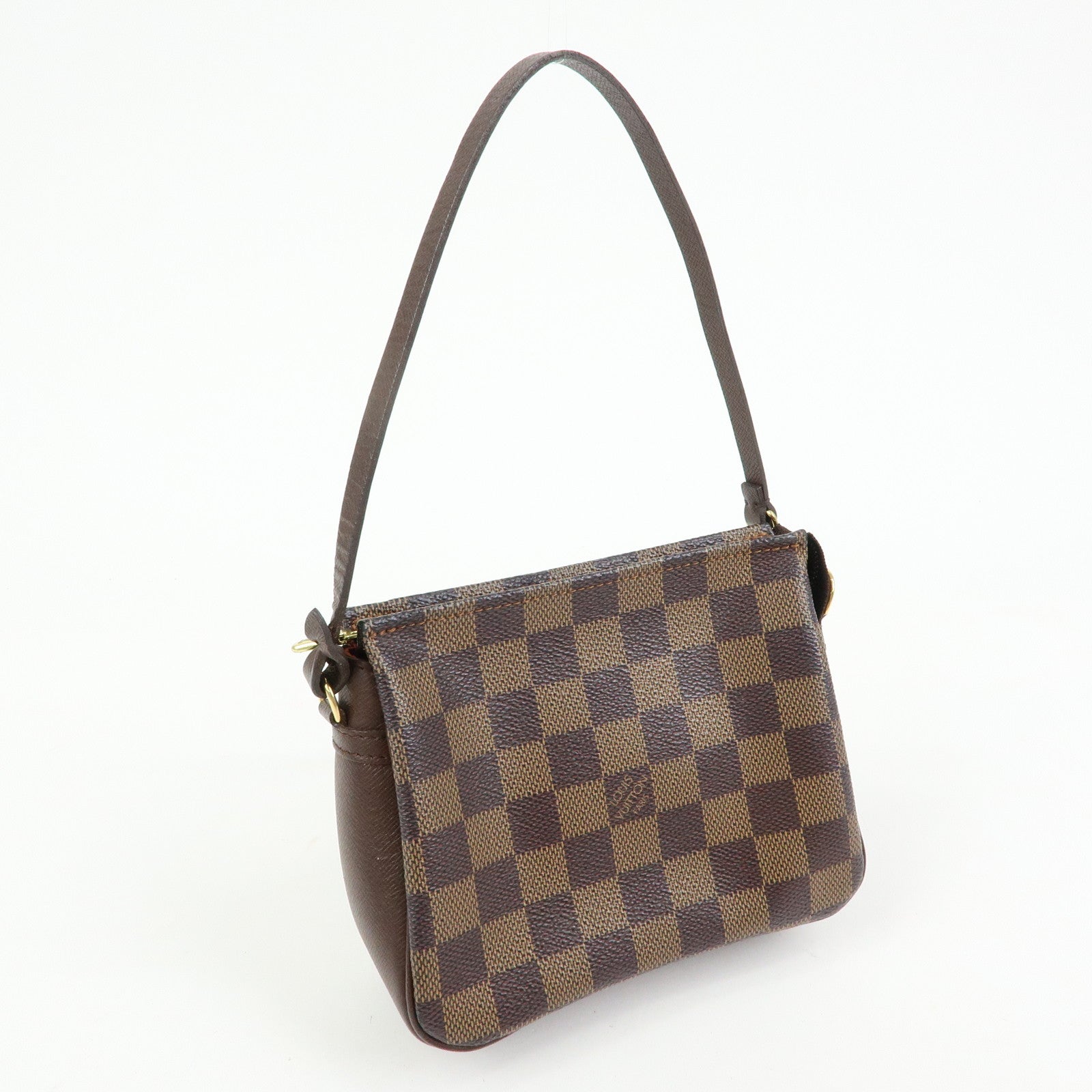 Louis Vuitton Damier Trousse Makeup Accessory Pouch Brown N51982