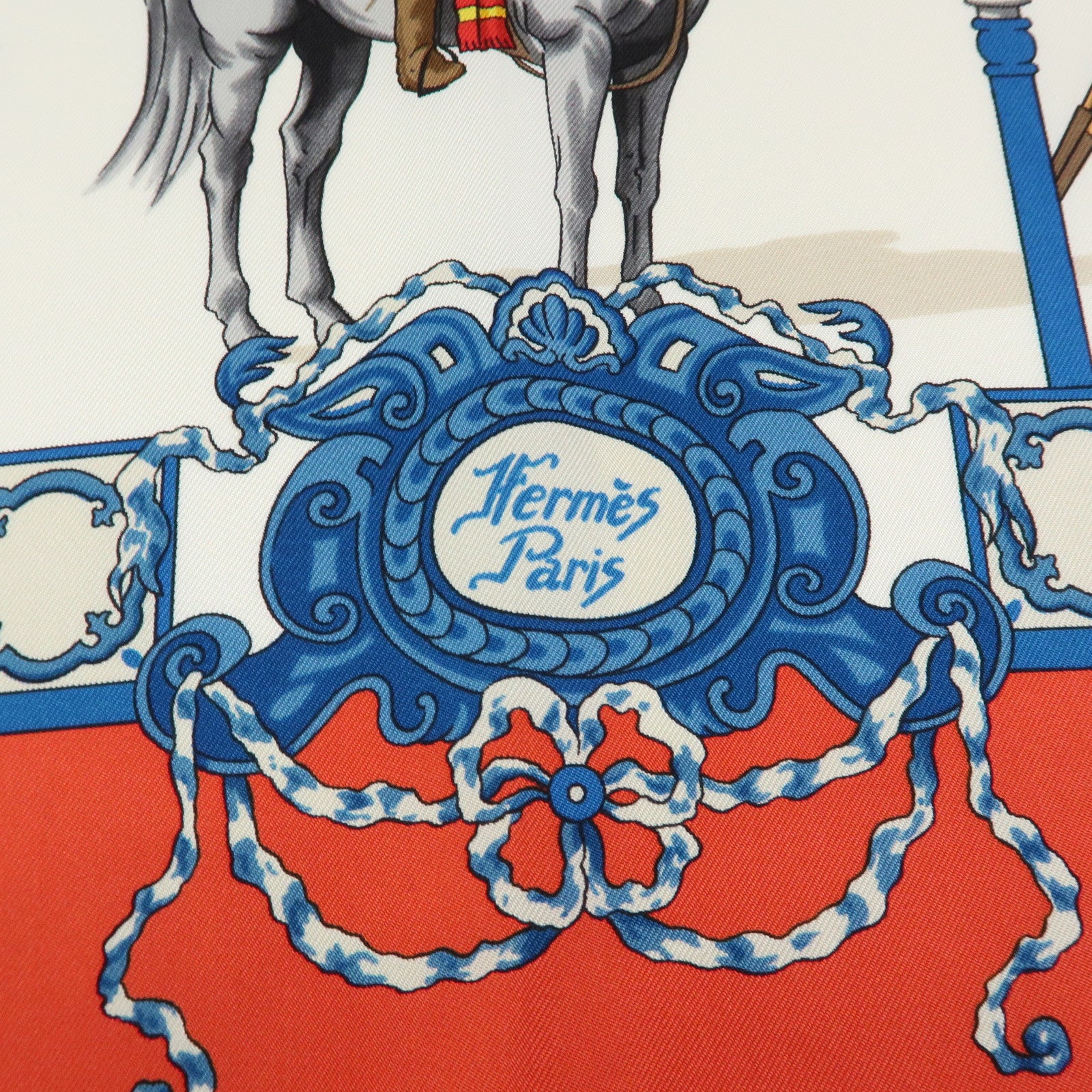 HERMES Carre 90 Silk Scarf Real Escuela AndaluzaDel Arte Ecuestre
