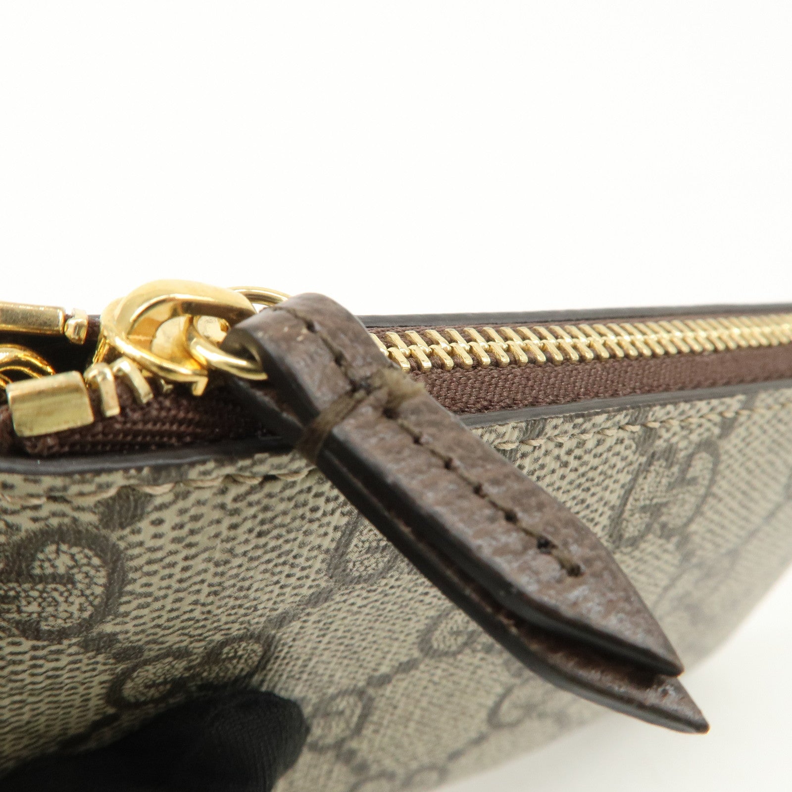 GUCCI GG Supreme Leather Coin Case Key Case 772321 Used