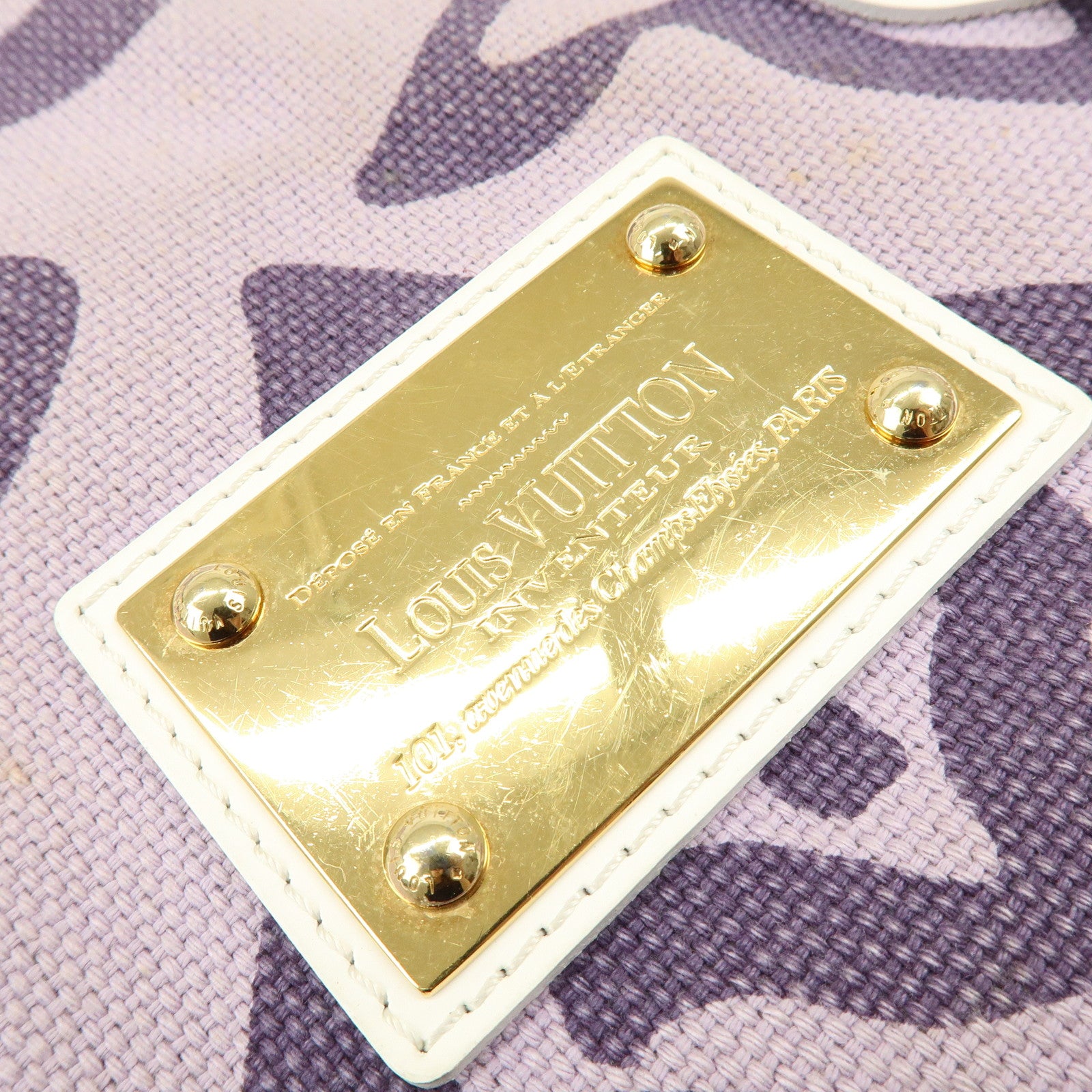 Louis Vuitton Cruise Line Tahitienne PM Canvas Tote Bag Lila M95680