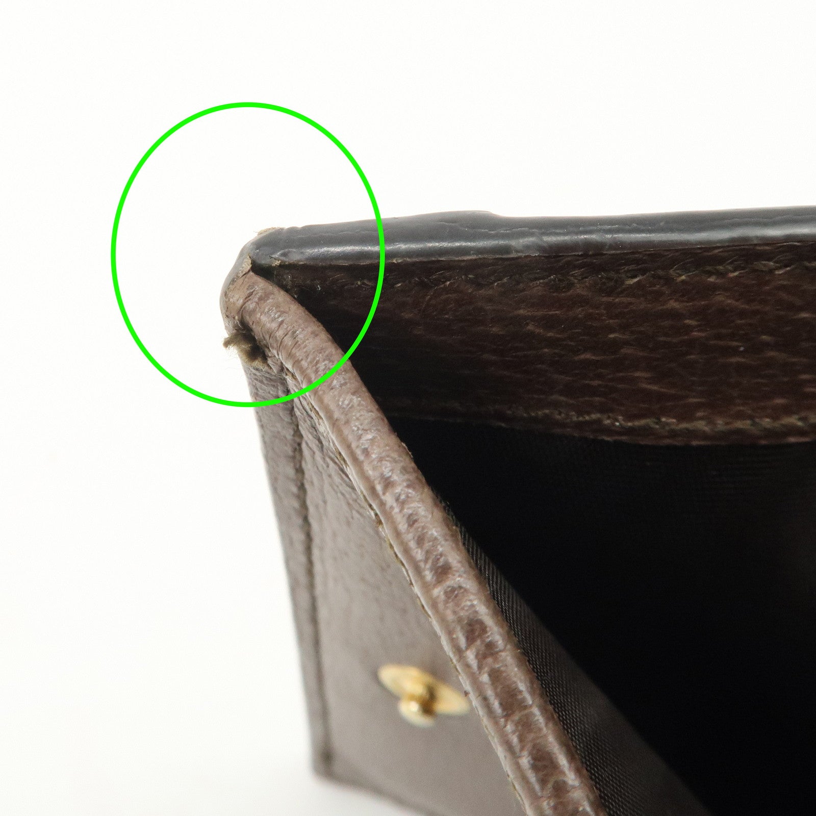 GUCCI Ophidia GG Supreme Leather Bi-Fold Wallet Beige 523155