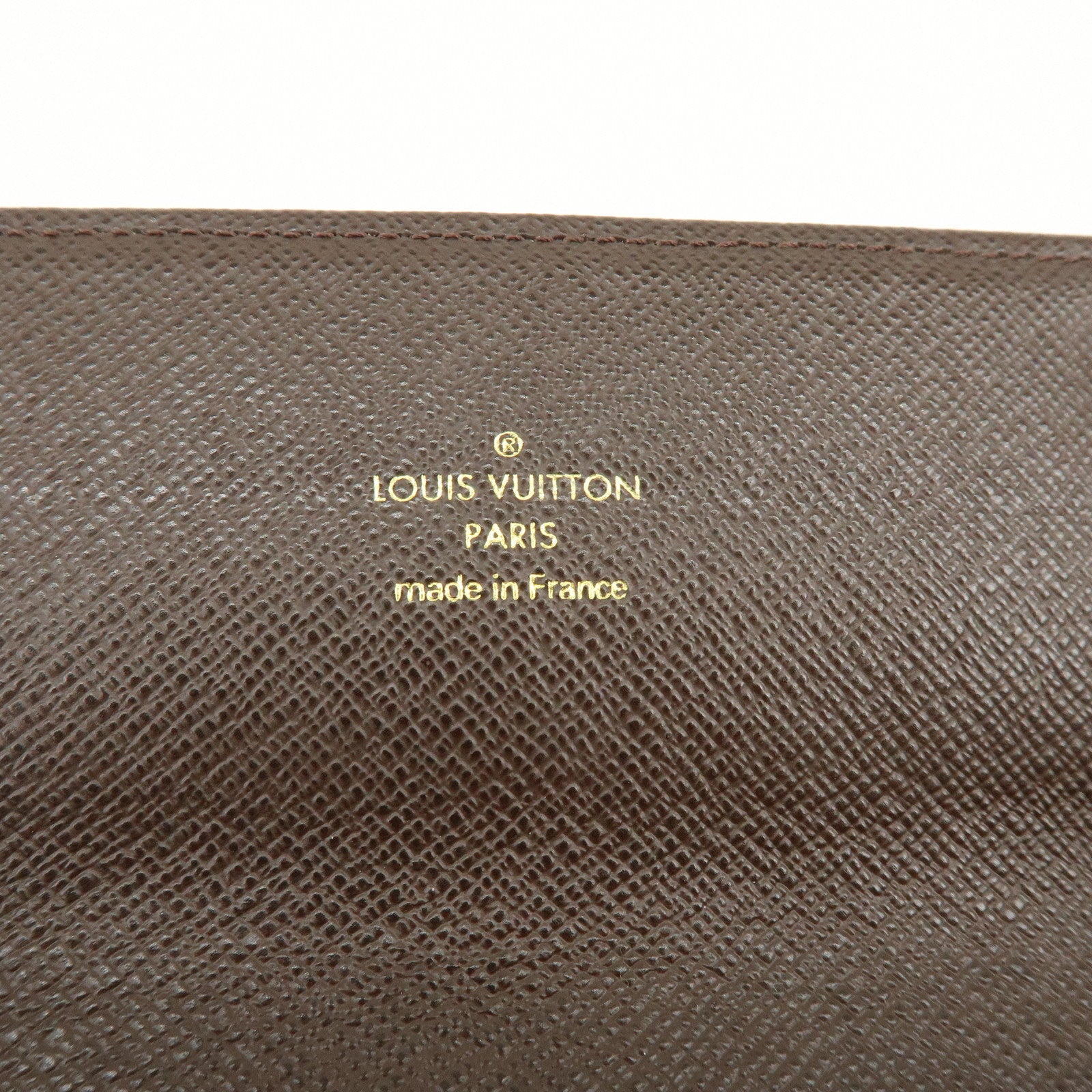 Louis Vuitton Monogram Mini Lin Canvas Long Wallet Brown M95234