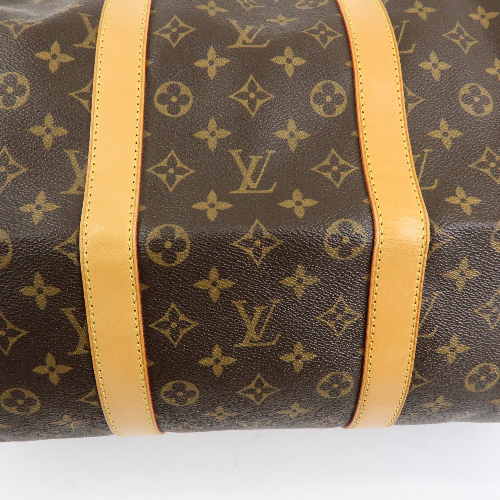 Louis Vuitton Monogram Keep All Bandouliere 55 Boston Bag M41414