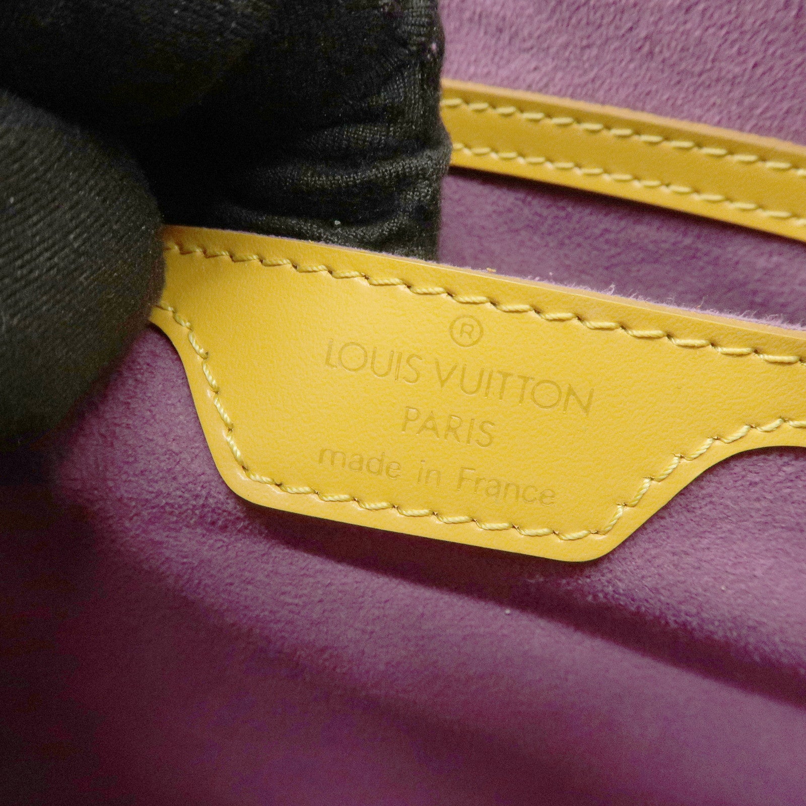 Louis Vuitton Soufflot Epi Leather Shoulder Bag Yellow M52229