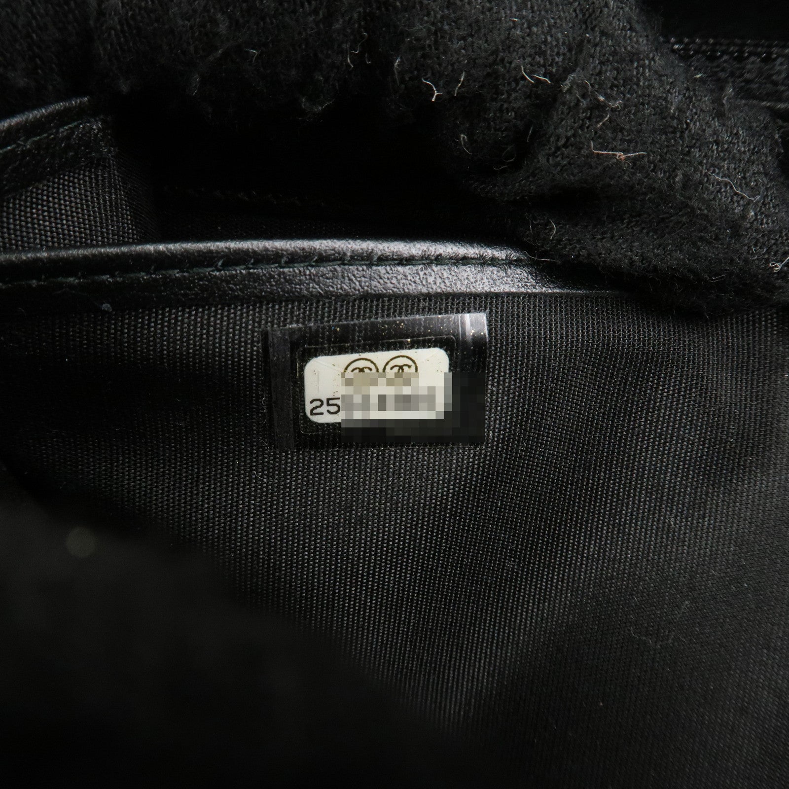 CHANEL Matelasse Caviar Skin CC Filigree Long Wallet Black A84448 Used