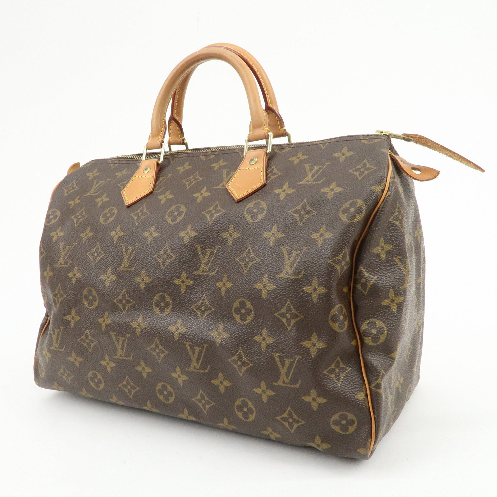 Louis Vuitton Monogram Speedy 35 Boston Bag Hand Bag M41524