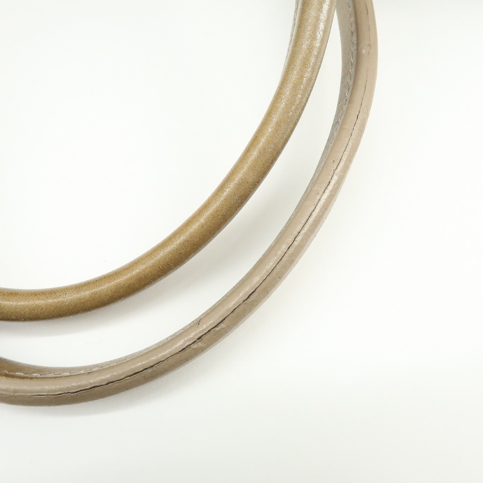 BALENCIAGA The Paper Leather Tote Bag Hand Bag Silver 255412