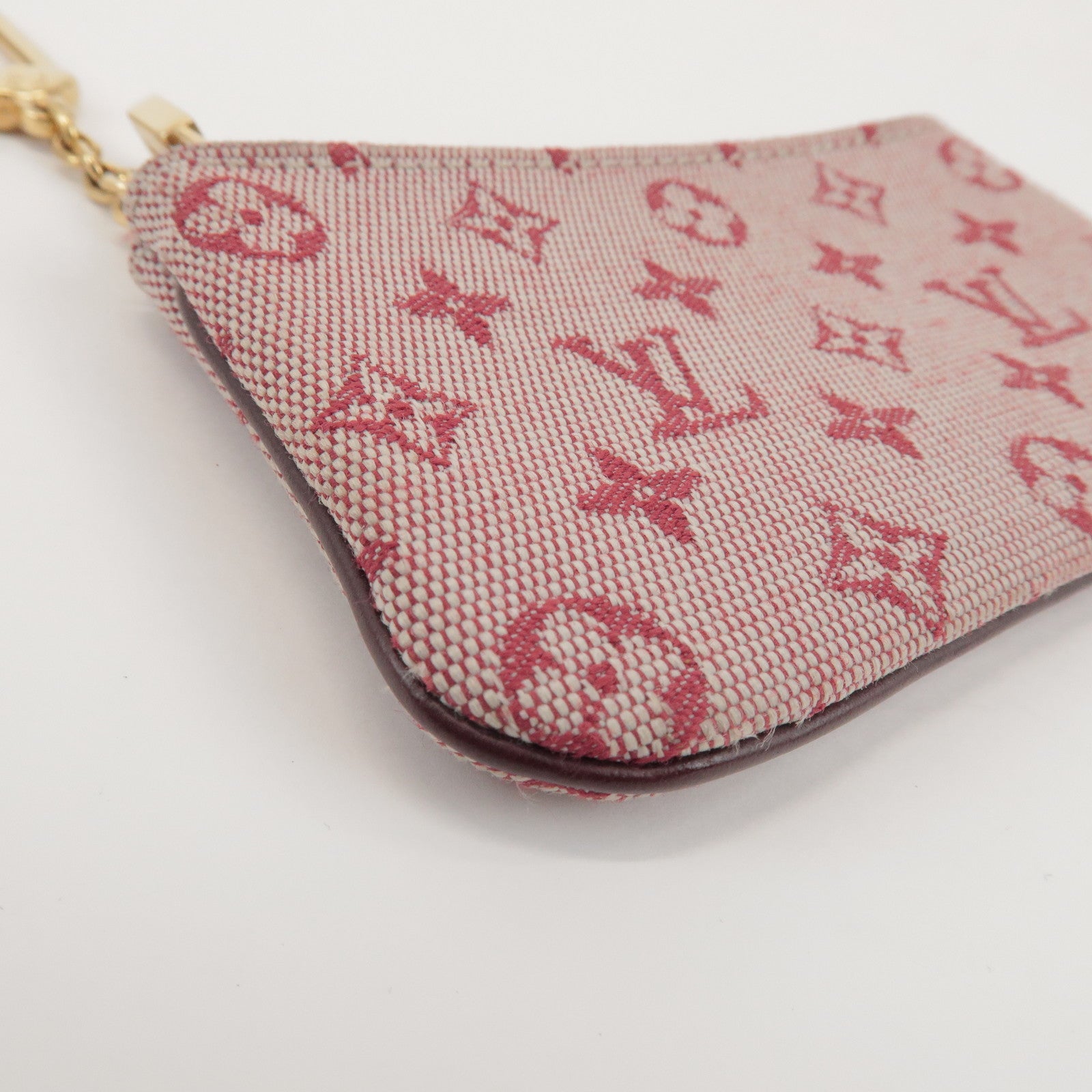 Louis Vuitton Monogram Mini Pochette Cles Coin Case Cerise M92238