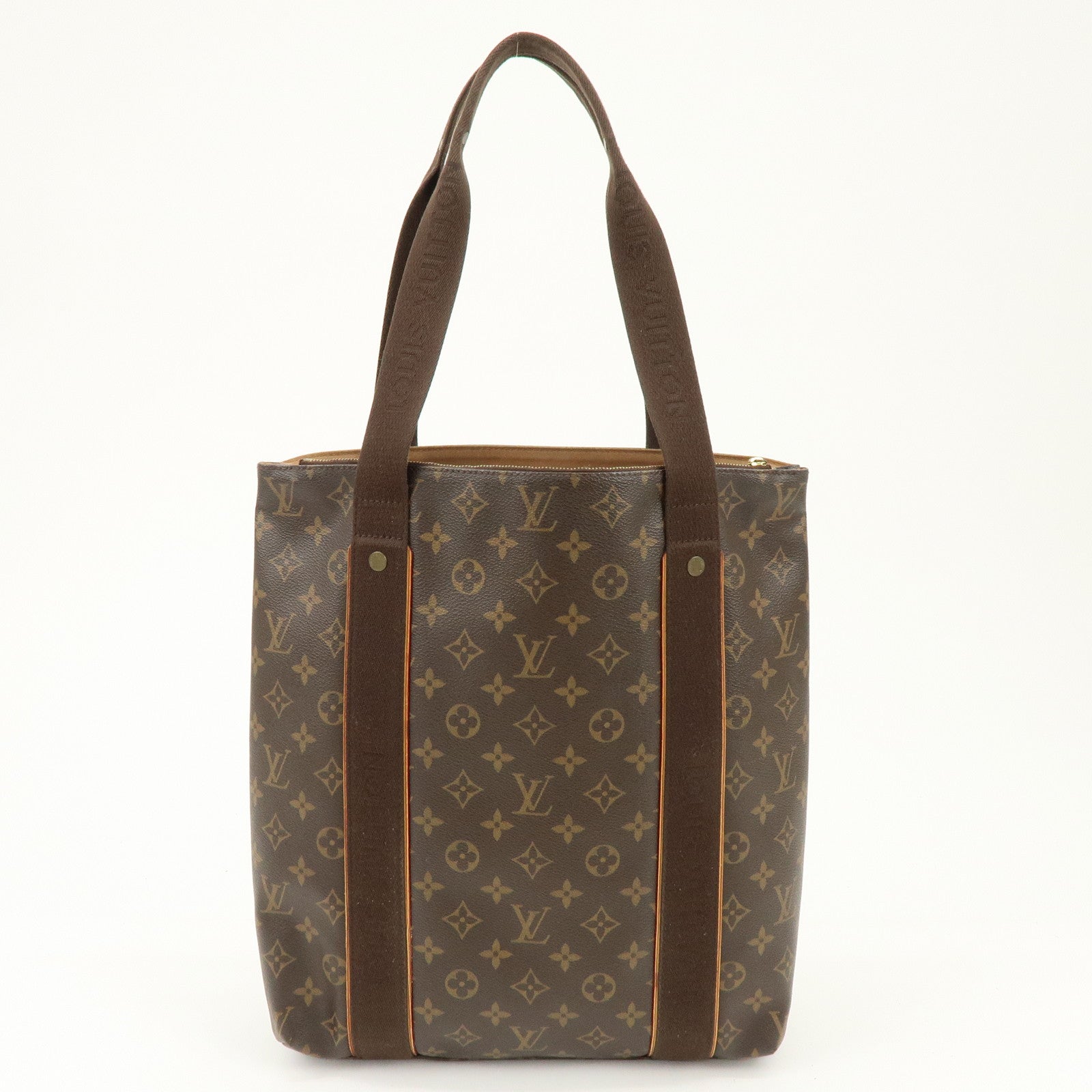 Louis Vuitton Monogram Cabas Beaubourg Tote Bag Brown M53013