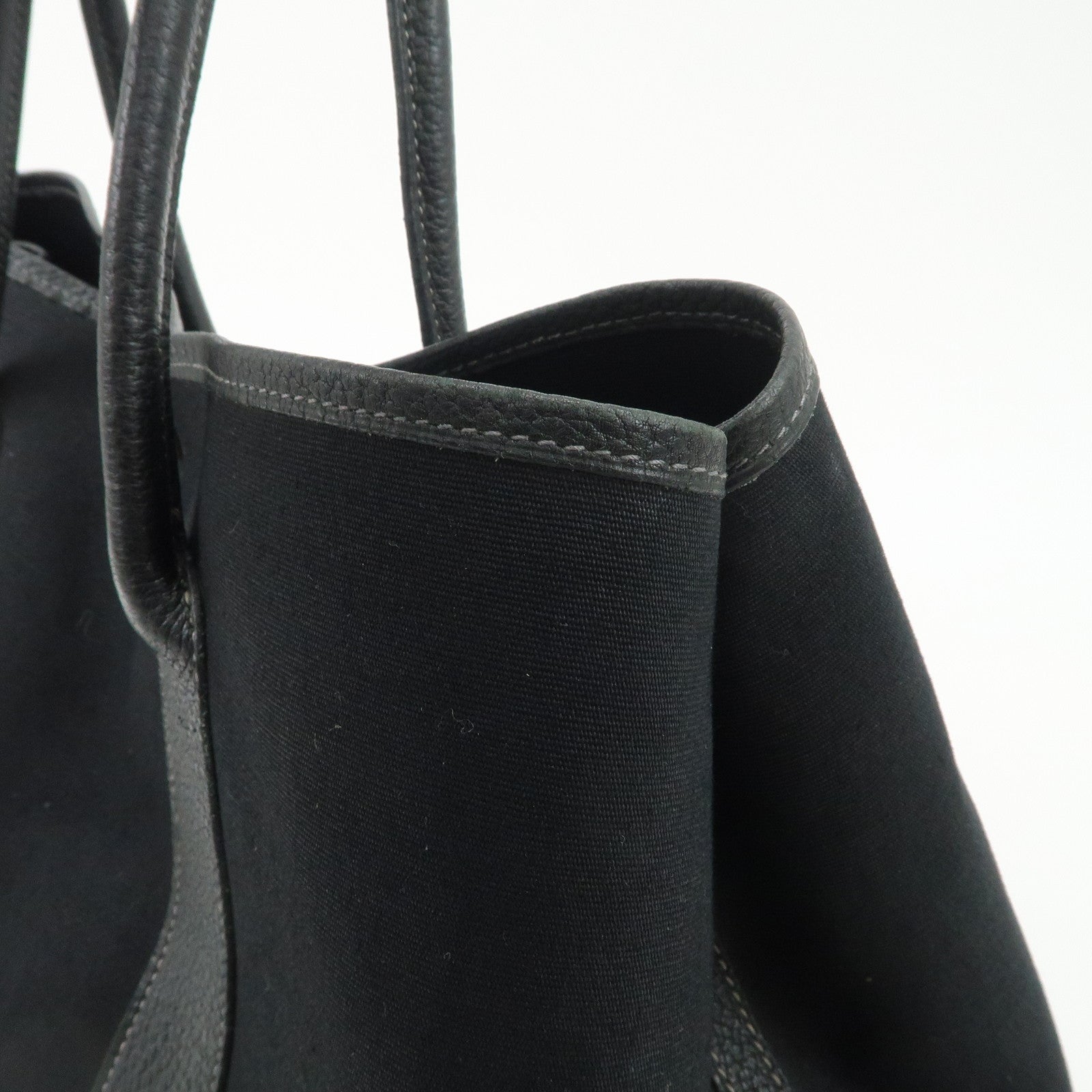 HERMES Toile Officier Negonda Garden Party PM G Stamped Tote Bag