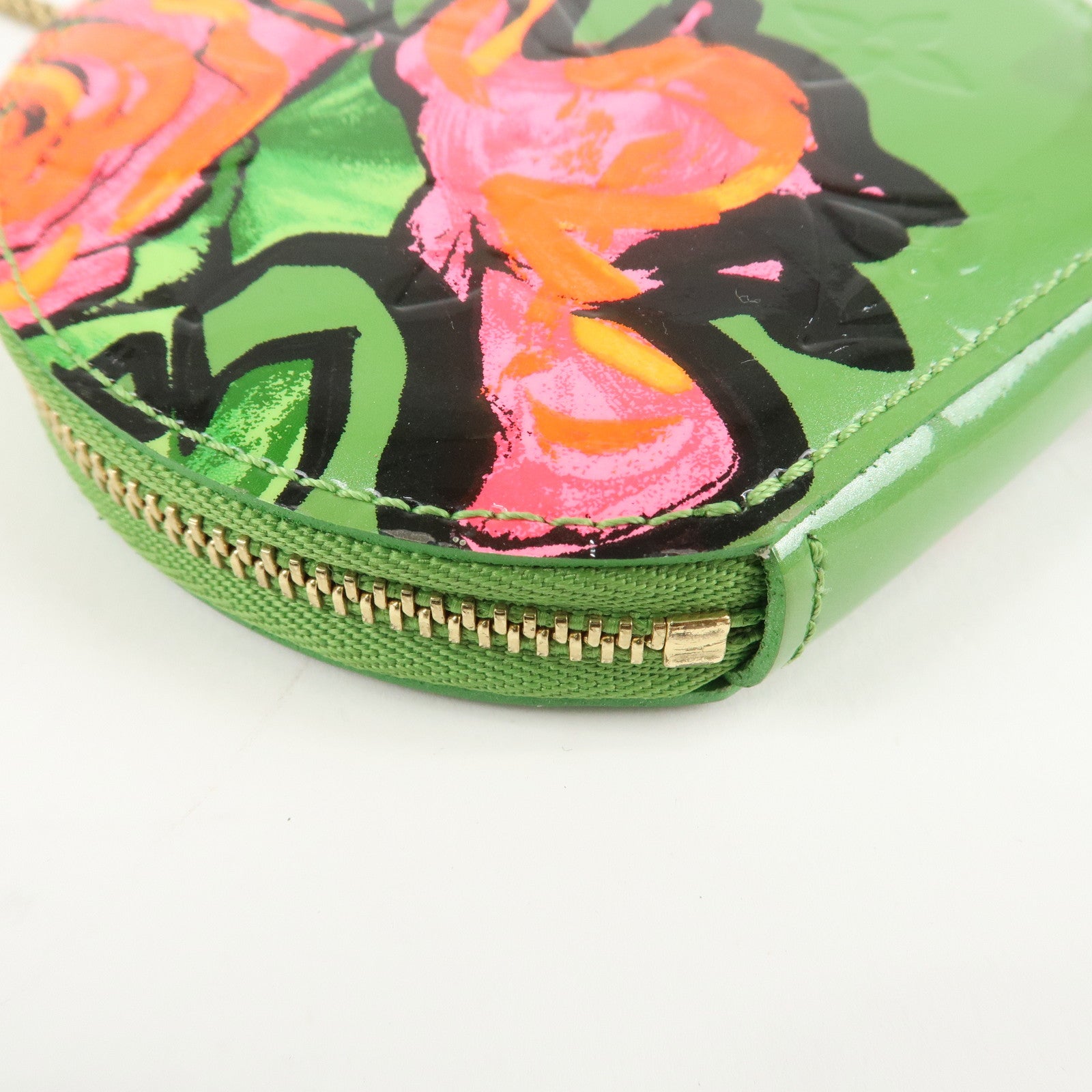 Louis Vuitton Monogram Vernis Porte Monnaie Chapeau Coin Case M93692 Used