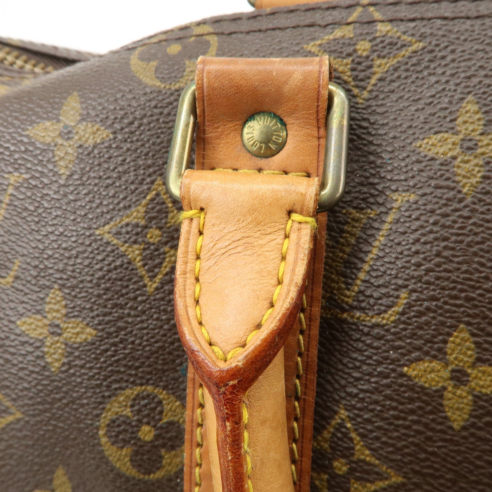 Louis Vuitton Monogram Keep All 45 Boston Bag Brown M41418 Used