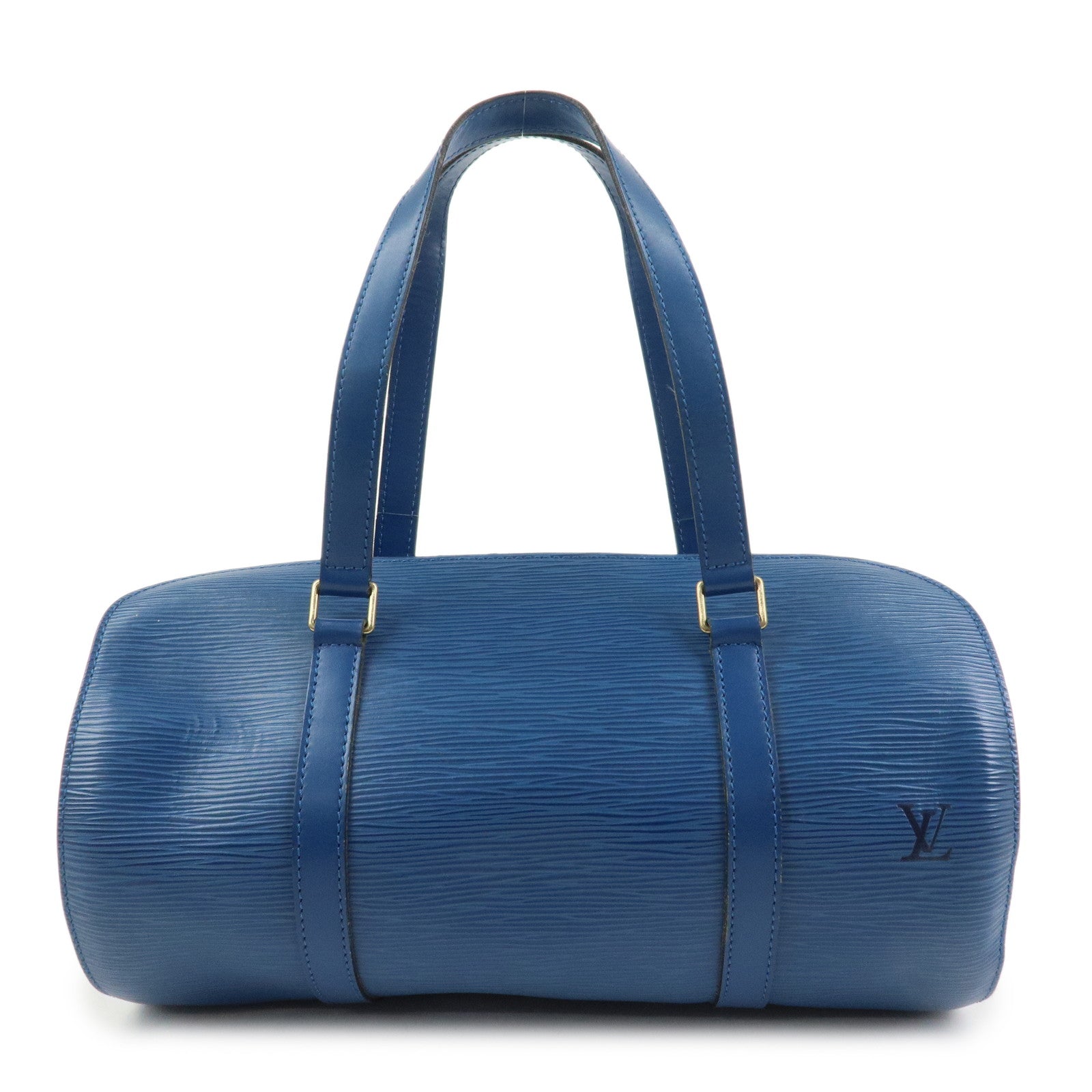 Louis Vuitton Epi Soufflot Shoulder Bag Hand Bag Toledo Blue M52225