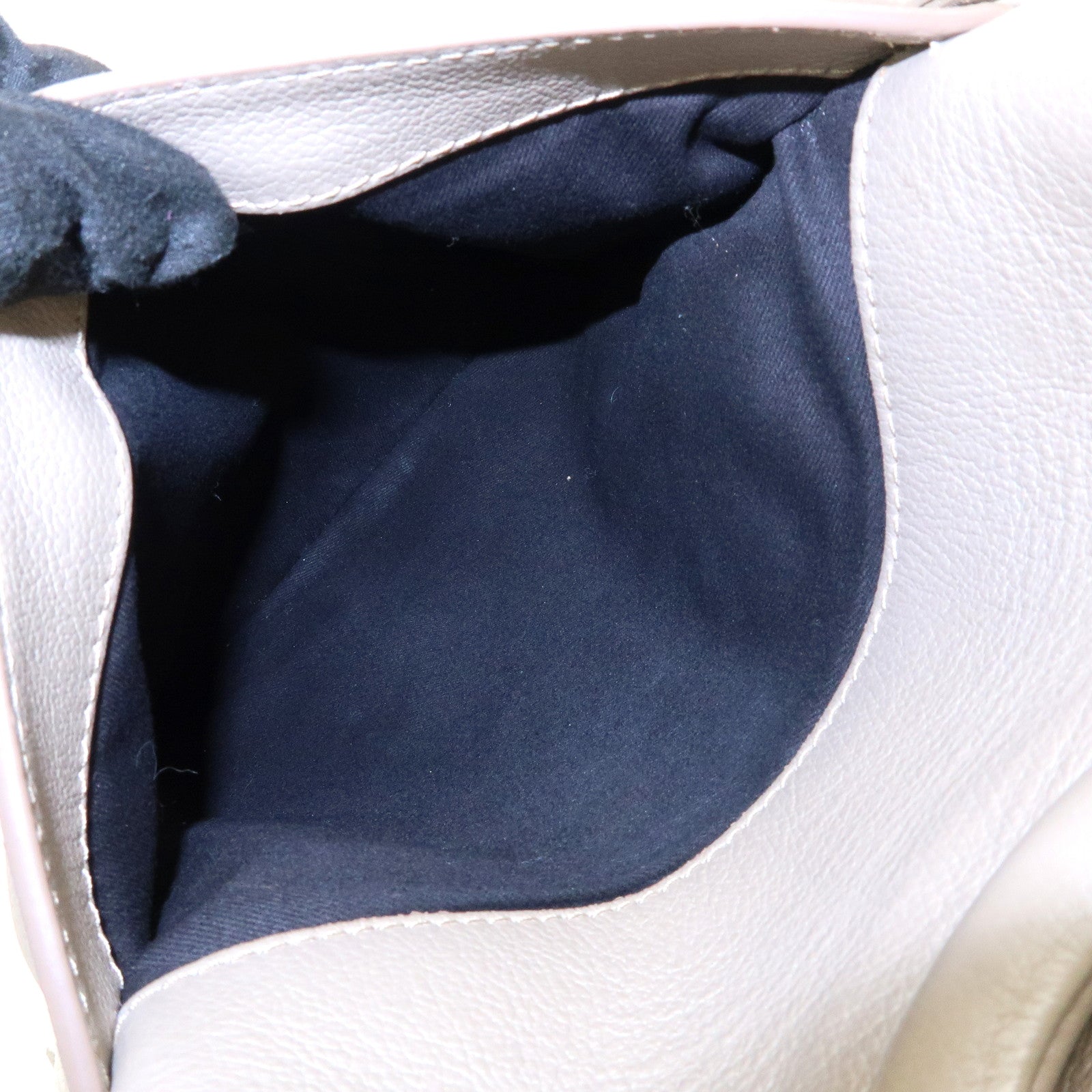 Chloe See by Chloe Joan Leather 2Way Bag Shoulder Hand Bag Gray