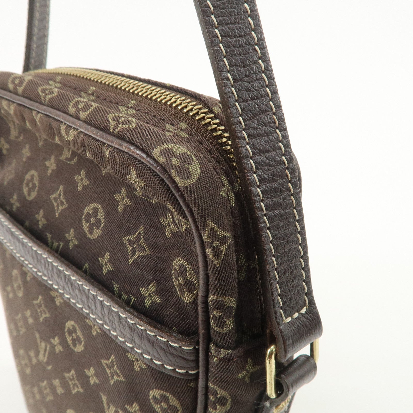 Louis Vuitton Monogram Mini Lin Danube Shoulder Bag Brown M95228